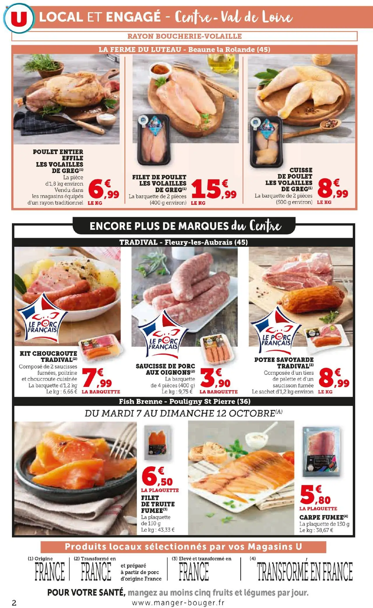 {H1} | Page: 2 | Produits: Saucisson, Saucisse, Porc