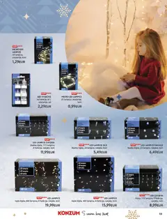 LED LAMPICE ZAVJESA, hladna bijela, 175 lampica, 8 funkcija, vanjske, kom - Pregled kataloga iz trgovine Konzum, vrijedi od 24.11.2025 | Stranica: 19 | Proizvodi: Zavjesa