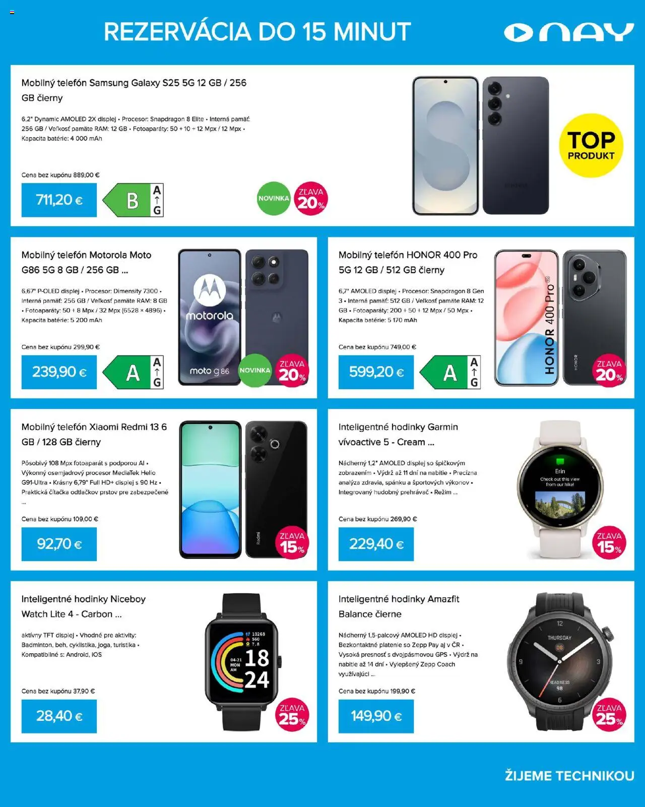 Nové NAY Elektrodom akcie – leták je platný od 08.09.2025 | Strana: 3 | Produkty: Niceboy, Garmin, Gps, Rám
