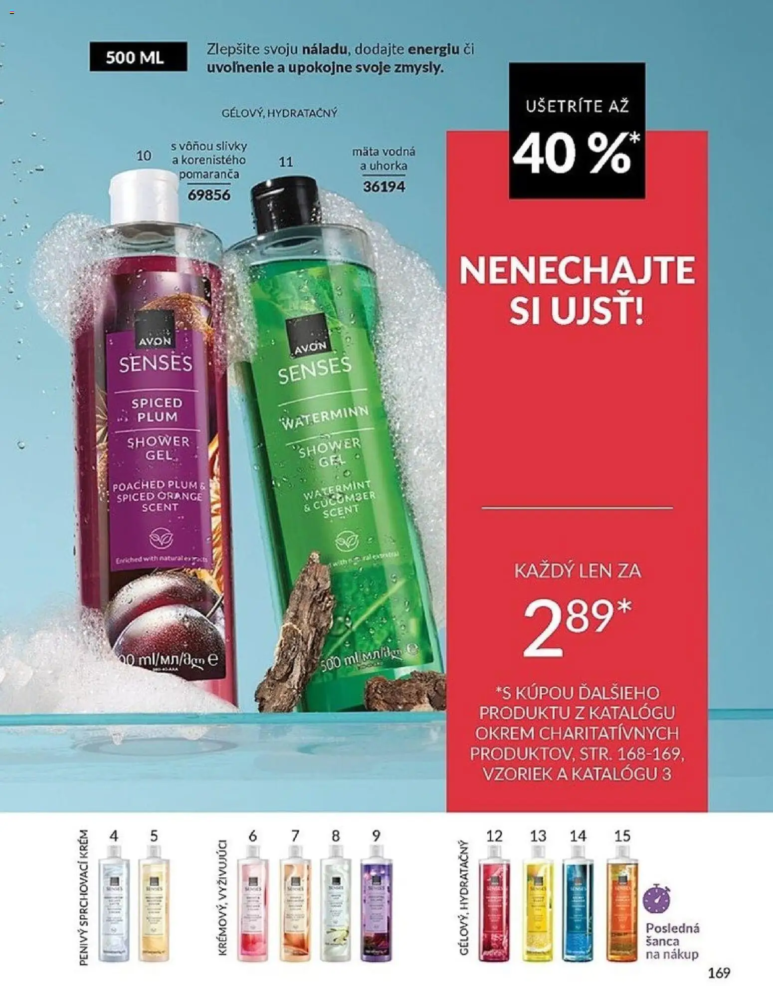 Nové Avon akcie – leták je platný od 01.02.2026 | Strana: 169 | Produkty: Wc, Krém, Slivky