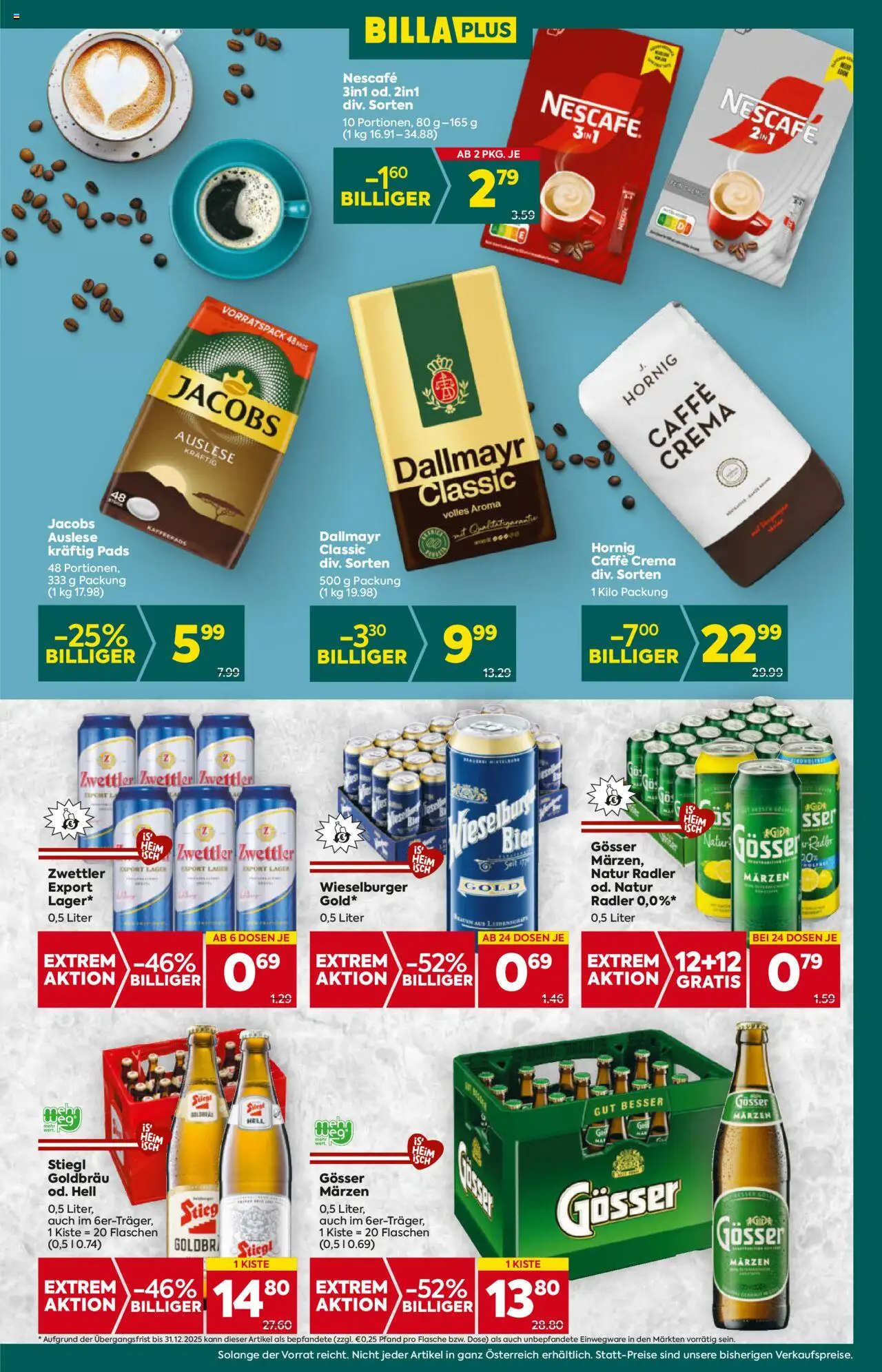 Billa Plus Flugblatt - Niederösterreich gültig ab 07.08.2025 | Seite: 13 | Produkte: Bier