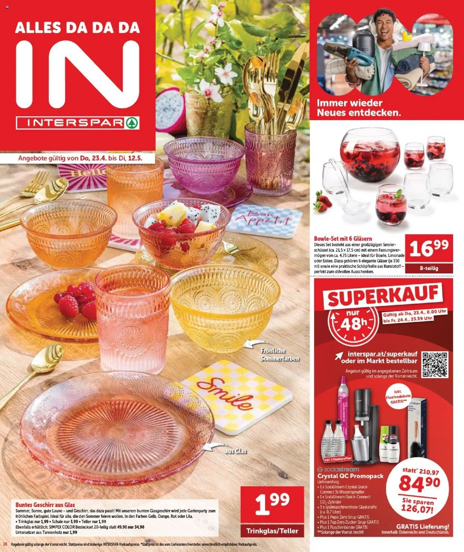 Interspar Flugblatt - Burgenland Nord gültig ab 23.04.2026 | Seite: 18 | Produkte: Zucker, Uhr