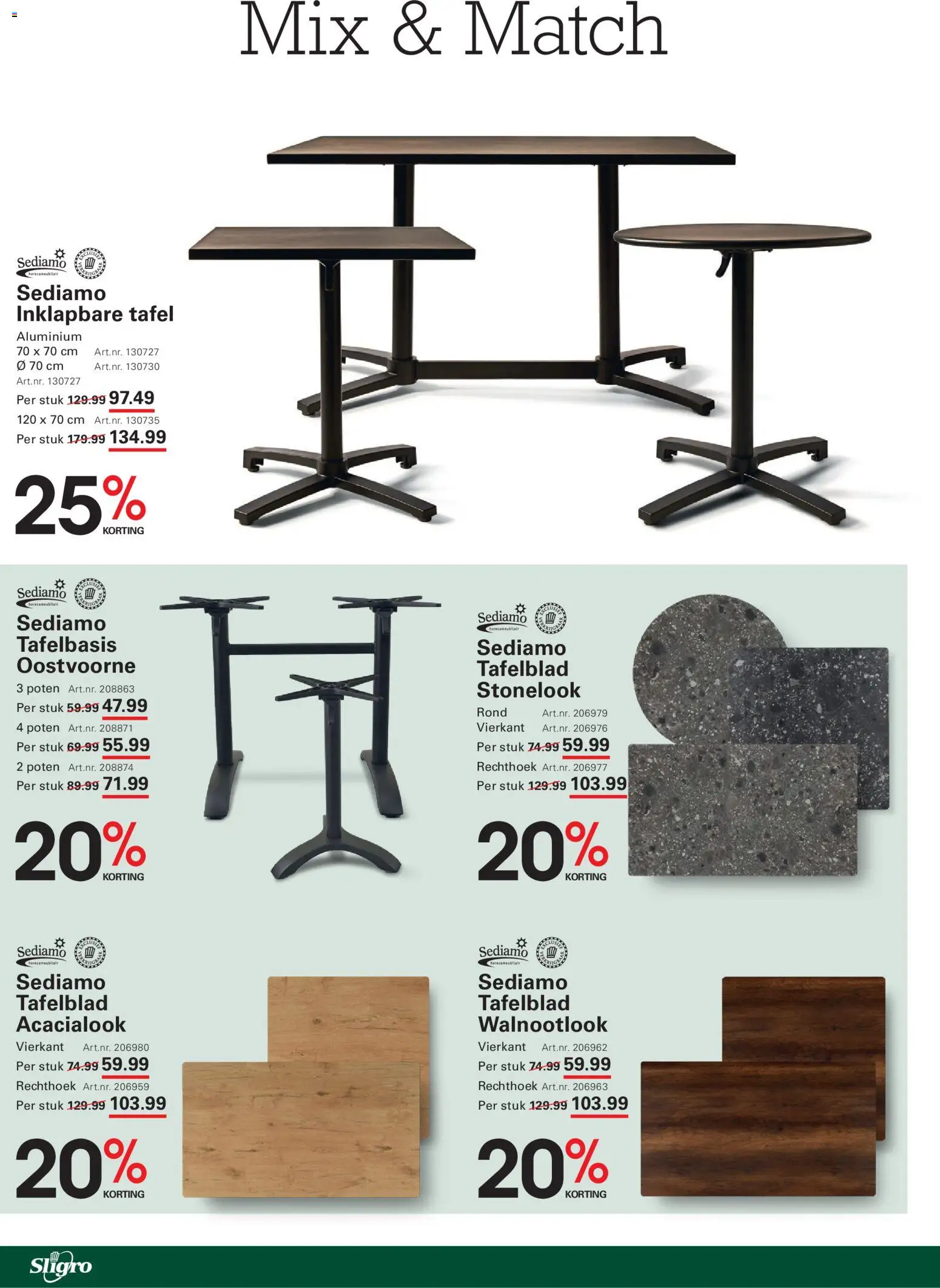 {H1} | Pagina: 22 | Producten: Tafel