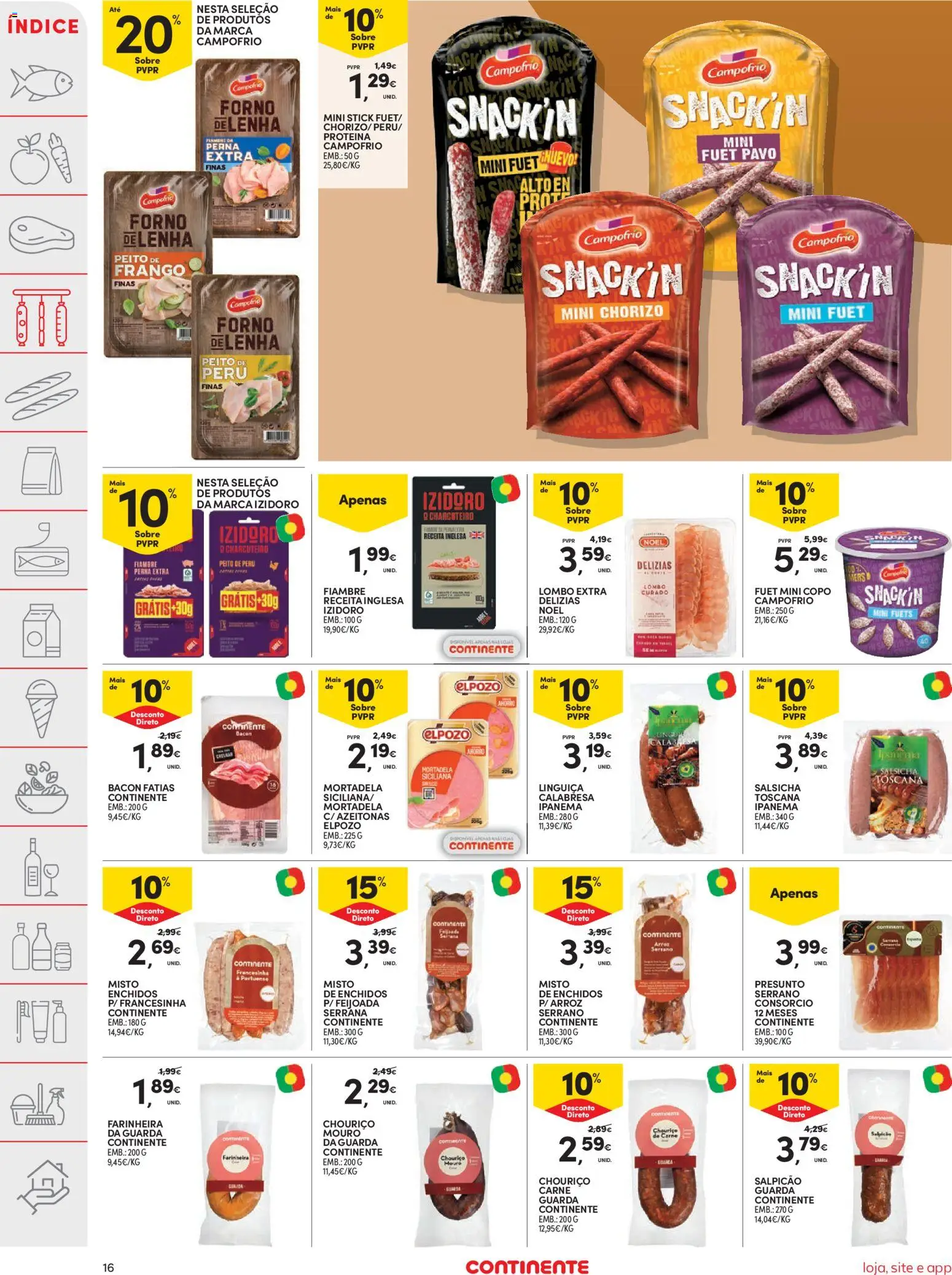 Continente folheto │ válido de 28.04.2026 | Página: 16 | Produtos: Forno, Azeitonas, Peito de frango, Arroz