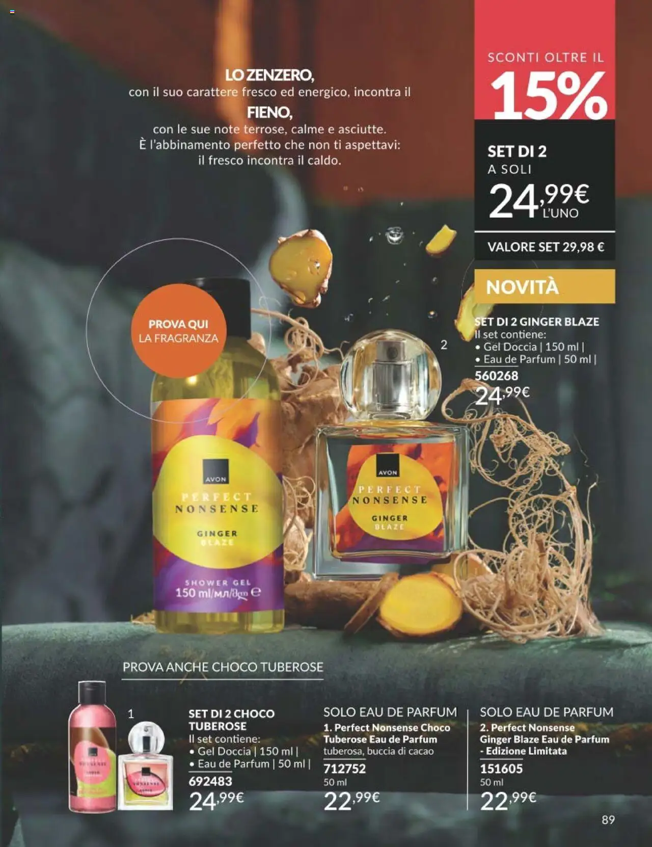 Volantino Avon del 01.10.2025 | Pagina: 89 | Prodotti: Cacao, Doccia, Fragranza