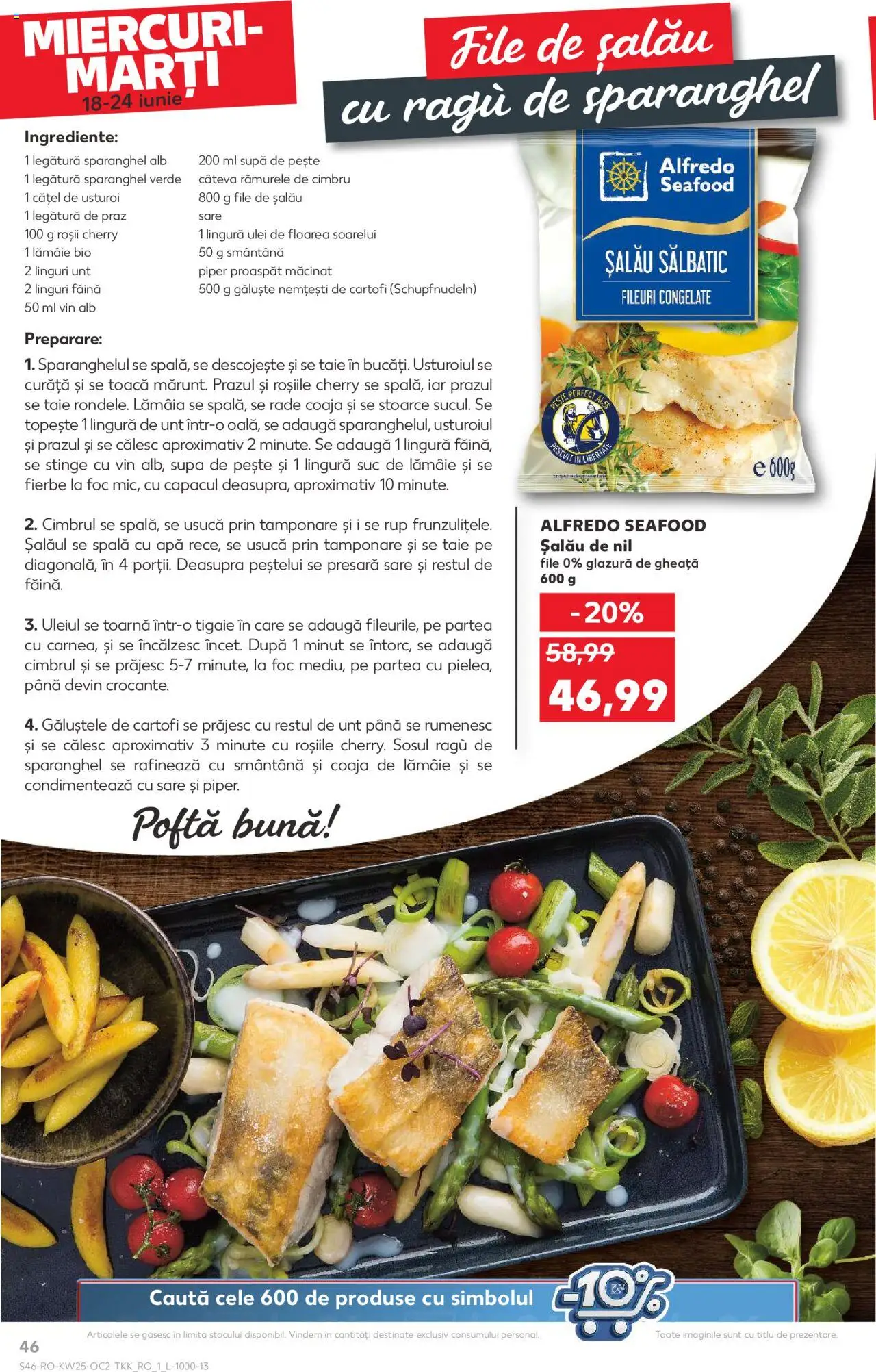 Kaufland RO akciós ujság - amely érvényes a következő dátumtól: 18.06.2025 | Oldal: 46