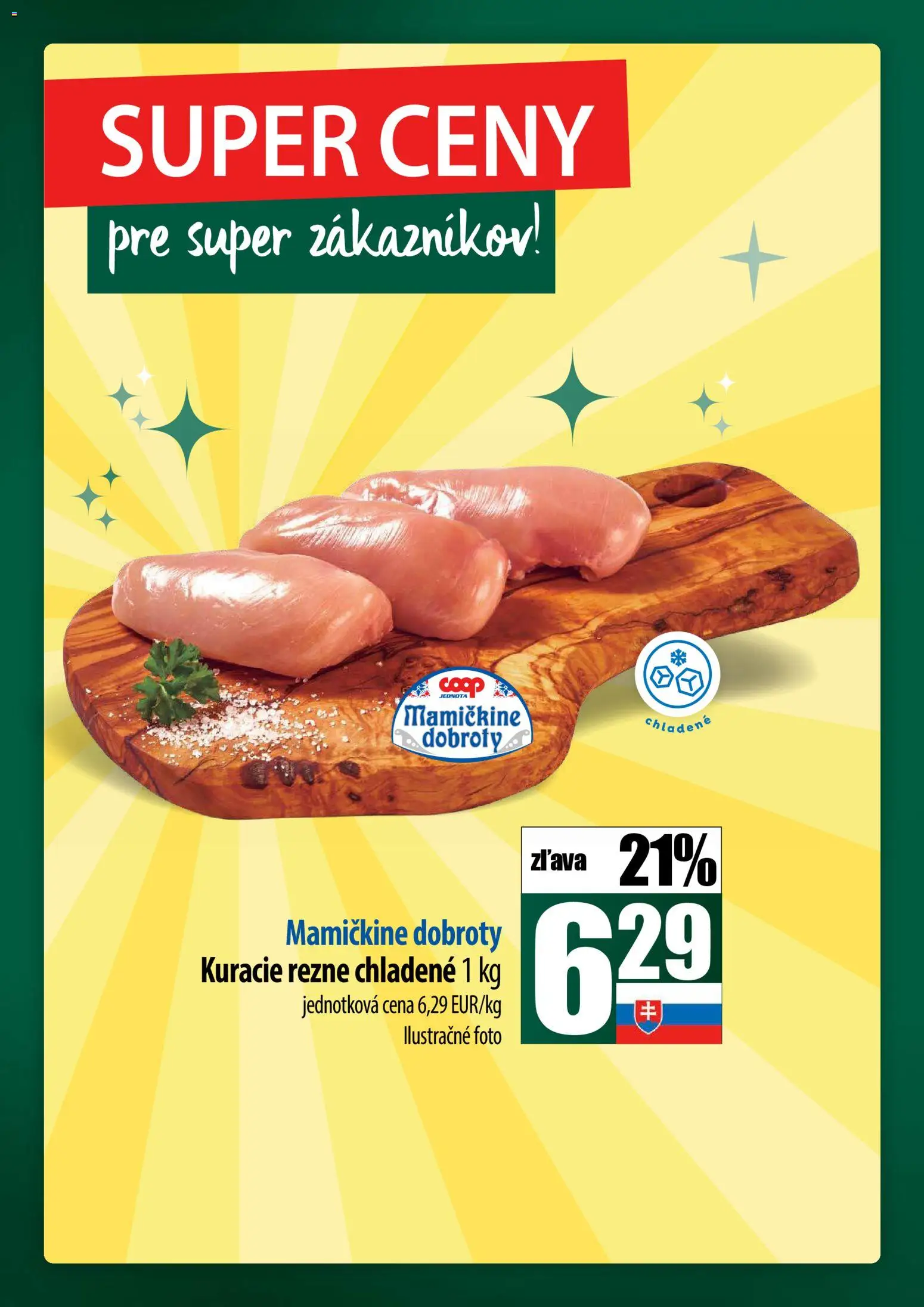 Nové COOP Jednota akcie – leták je platný od 27.11.2025 | Strana: 4 | Produkty: Kuracie rezne