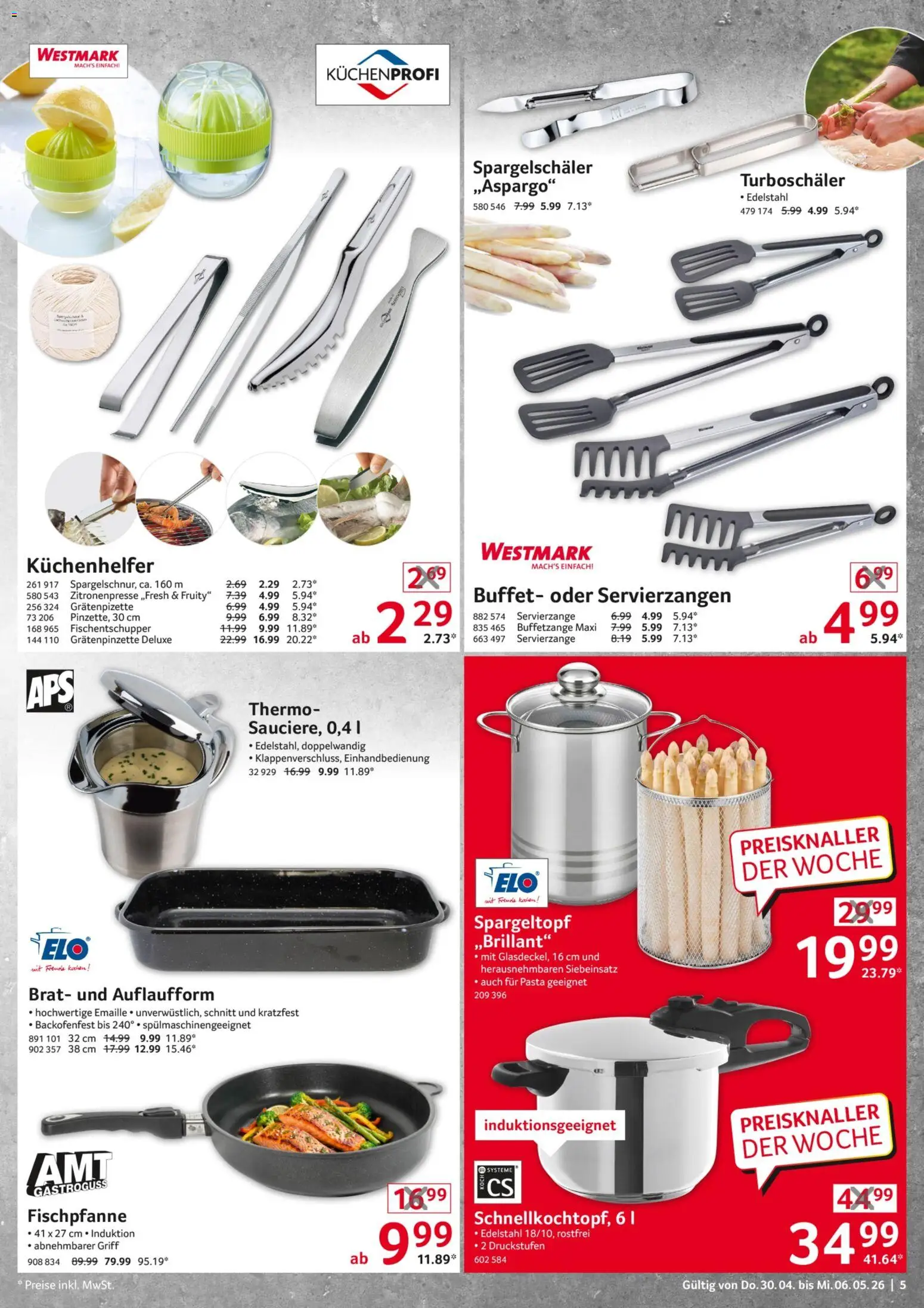 Selgros Nonfood – gültig ab 30.04.2026 | Seite: 5 | Produkte: Pasta