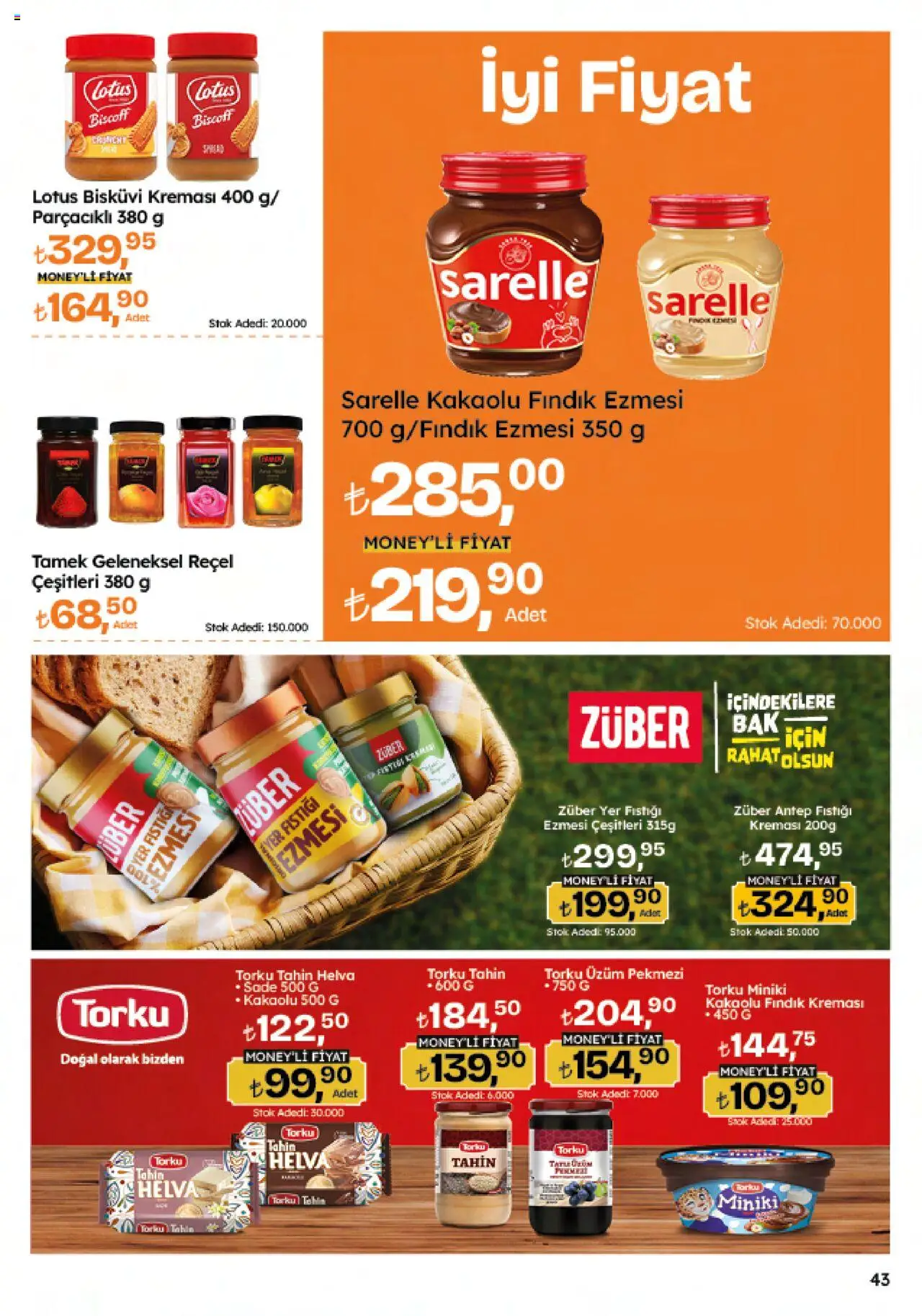 Migros Katalog - Migroskop - 25.09.2025 tarihinden itibaren geçerlidir | Sayfa: 43 | Ürünler: Fındık, Yer fıstığı, Üzüm, Bisküvi