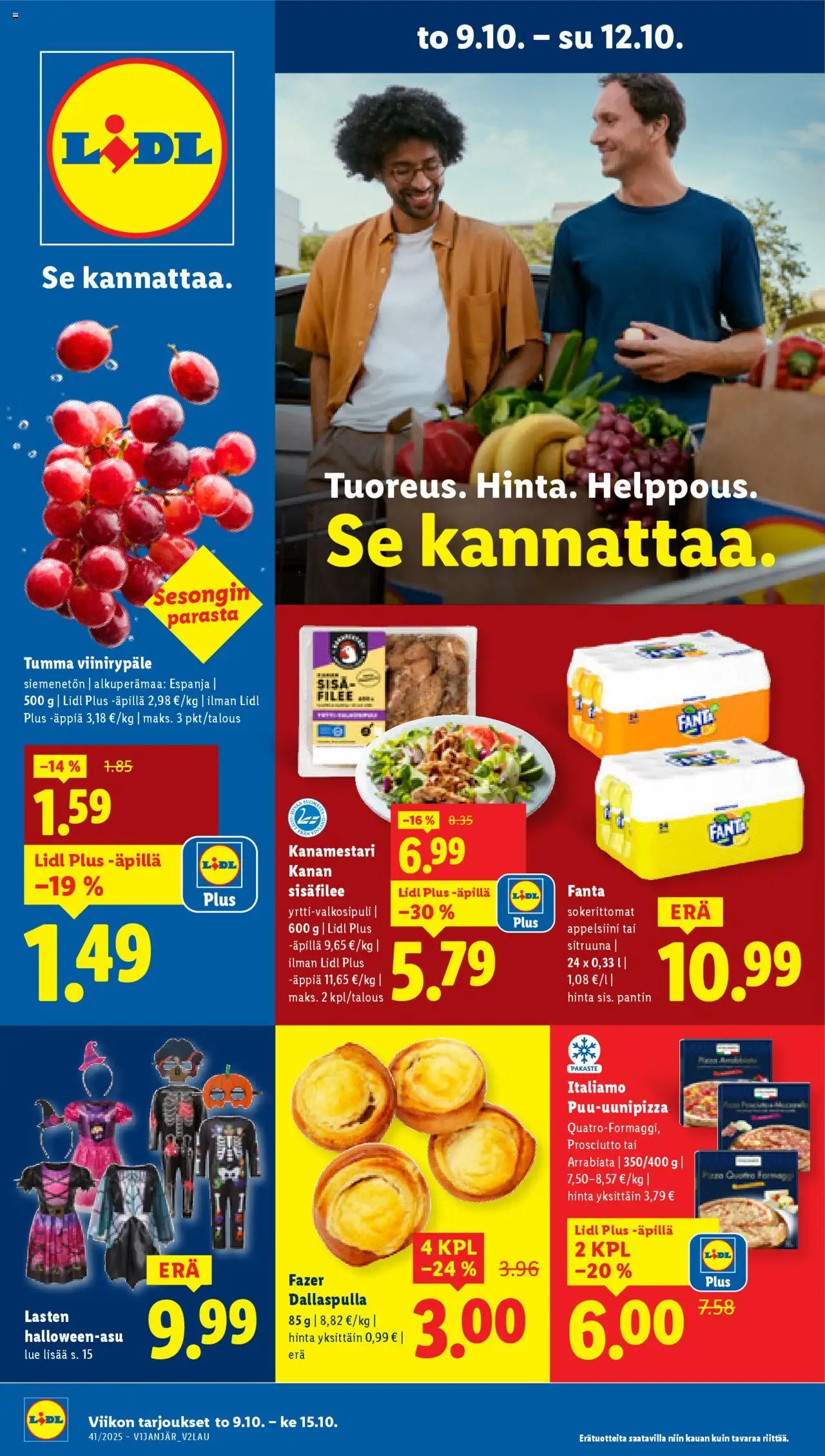 Lidl tarjoukset - Helsinki – voimassa 09.10.2025 alkaen | Sivu: 1 | Tuotteet: Fanta