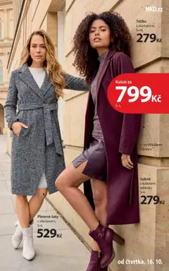 Náhled letáku NKD leták od 16.10.2025 | Strana: 11 | Produkty: Šaty, Sukně, Tričko, Kabát