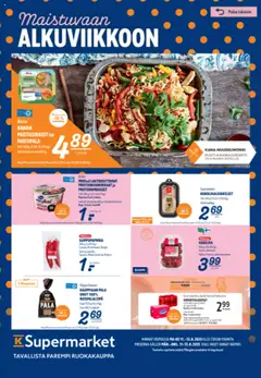 Katso K-Supermarket tarjoukset voimassa alkaen 11.08.2025