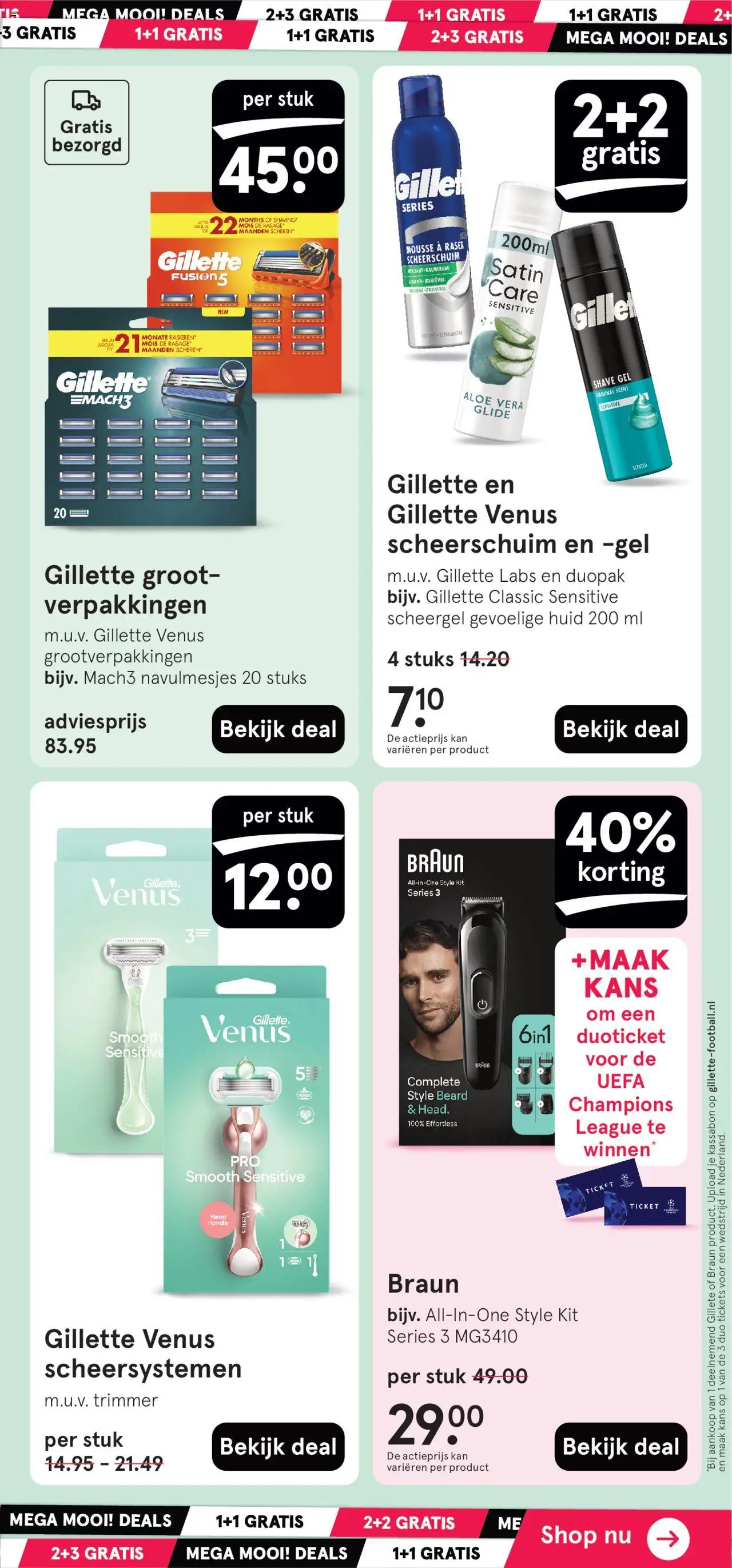 {H1} | Pagina: 29 | Producten: Trimmer, Kan, Gel, Scheerschuim