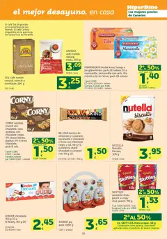 HiperDino folleto │ válido desde el 09.09.2025 | Página: 19 | Productos: Leche, Chocolate, Café molido, Té