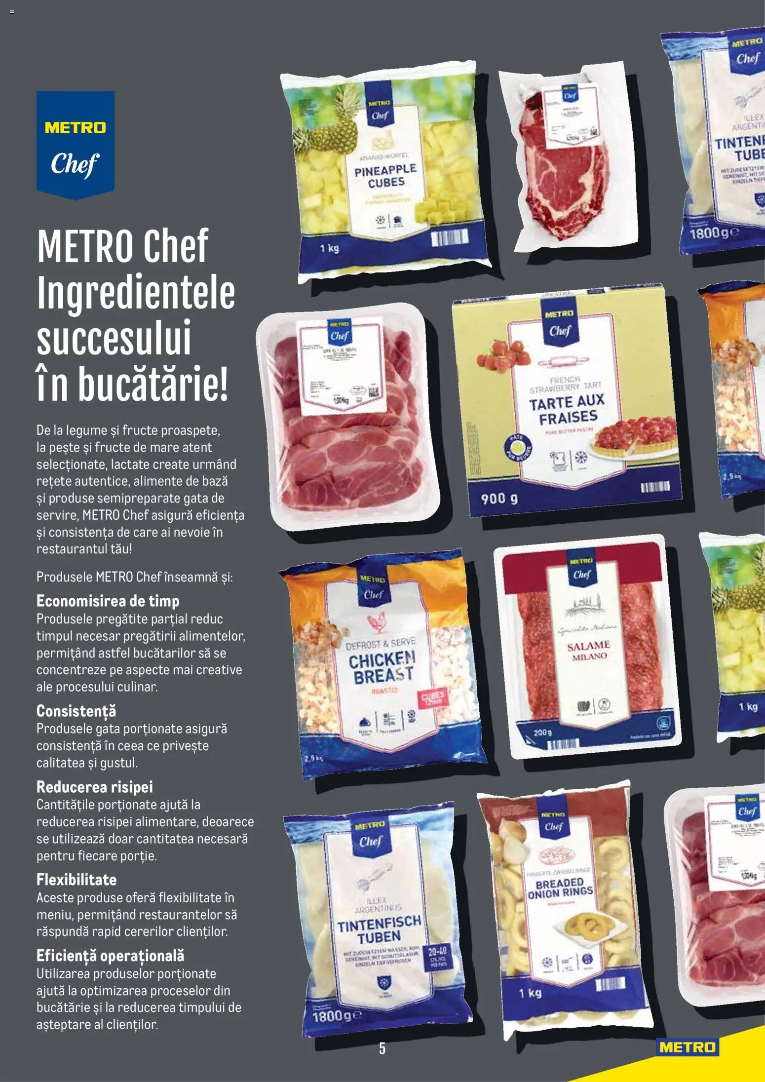 Noul catalog Metro – valabil de la 14.11.2024 | Pagină: 5 | Produse: Bucătărie, Pește, Legume, Fructe