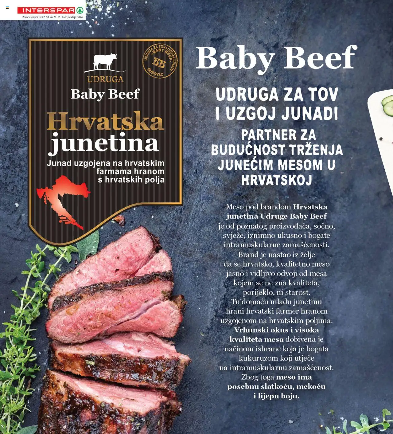 Interspar katalog | vrijedi od 22.10.2025 | Stranica: 4 | Proizvodi: Meso, Junetina, Zelje