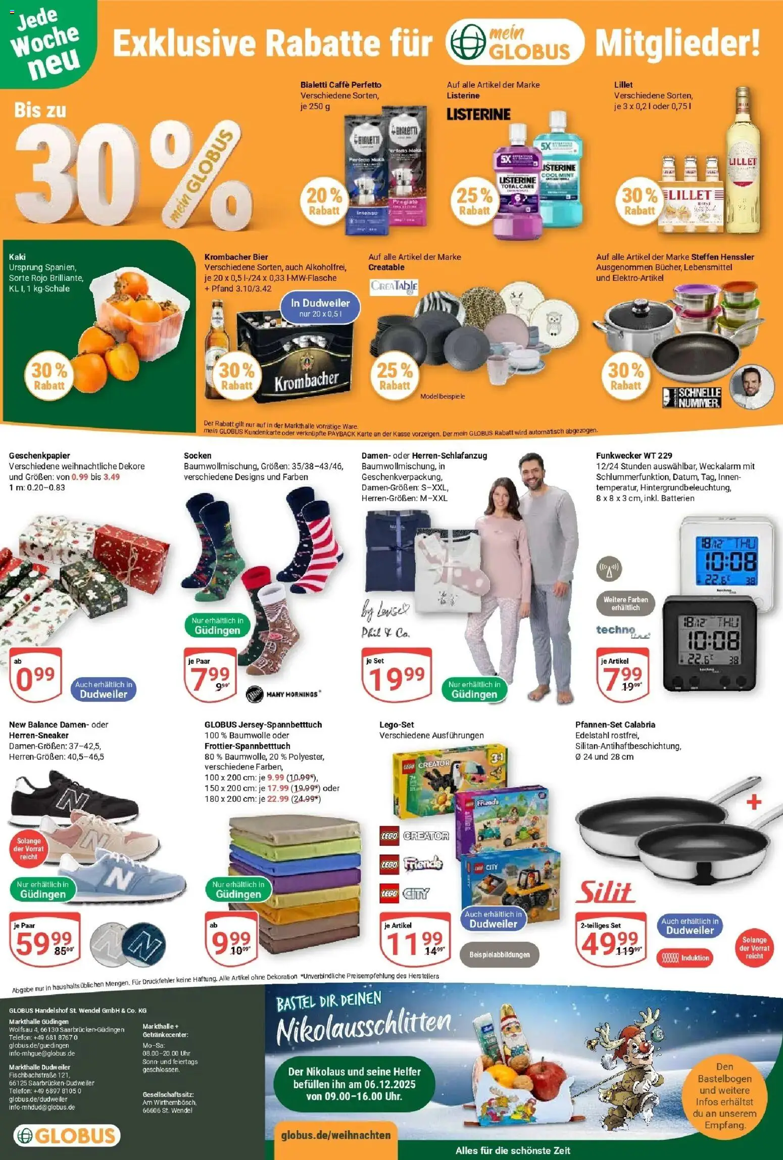 Globus prospekt Saarbrücken-Güdingen	 – gültig ab 10.11.2025 | Seite: 29 | Produkte: Bier, Lillet, Uhr, Listerine