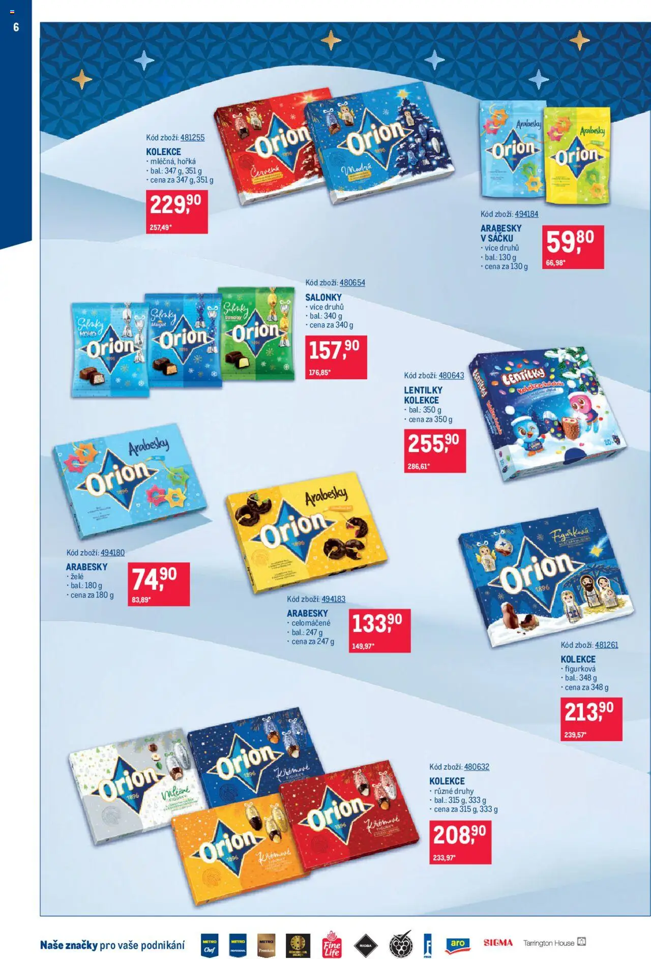 Makro leták - Mikulášské čokolády od 08.10.2025 | Strana: 6 | Produkty: Banány, Figurky, Lentilky