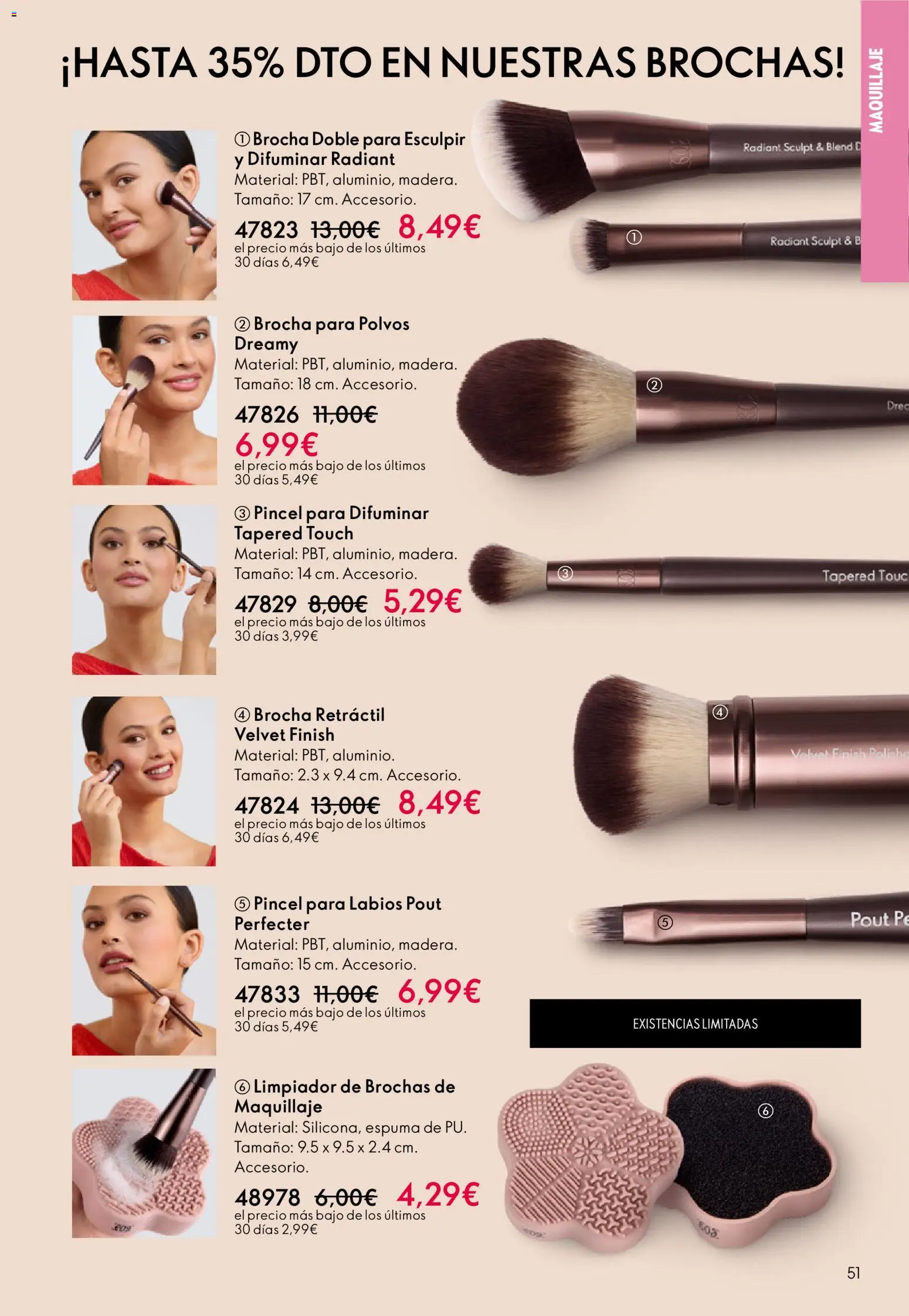 Oriflame - Catálogo Campaña 1 │ válido desde el 31.12.2025 | Página: 51 | Productos: Maquillaje, Brocha