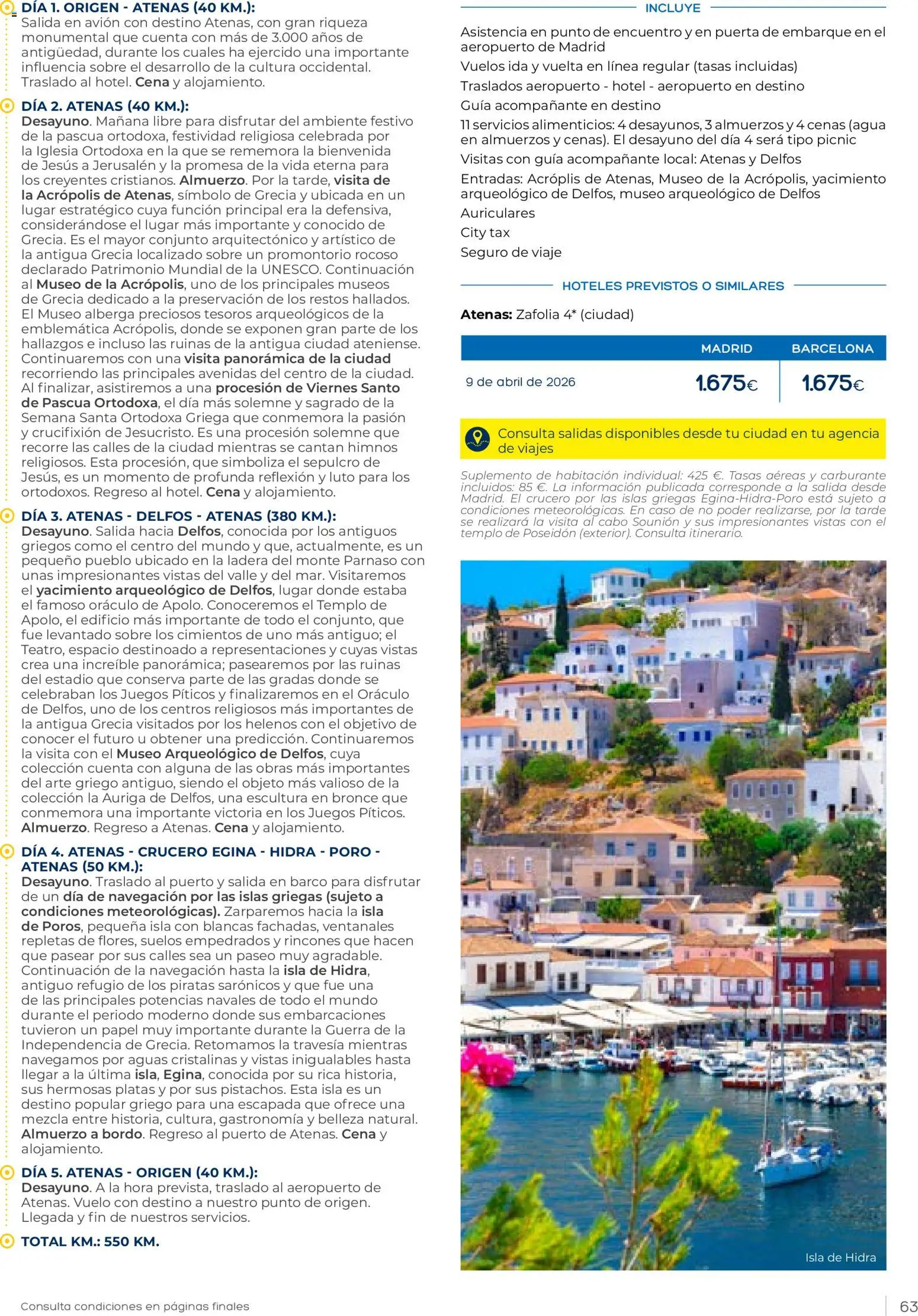 Viajes El Corte Inglés Vacaciones Económicas │ válido desde el 22.10.2025 | Página: 63 | Productos: Auriculares, Navegación