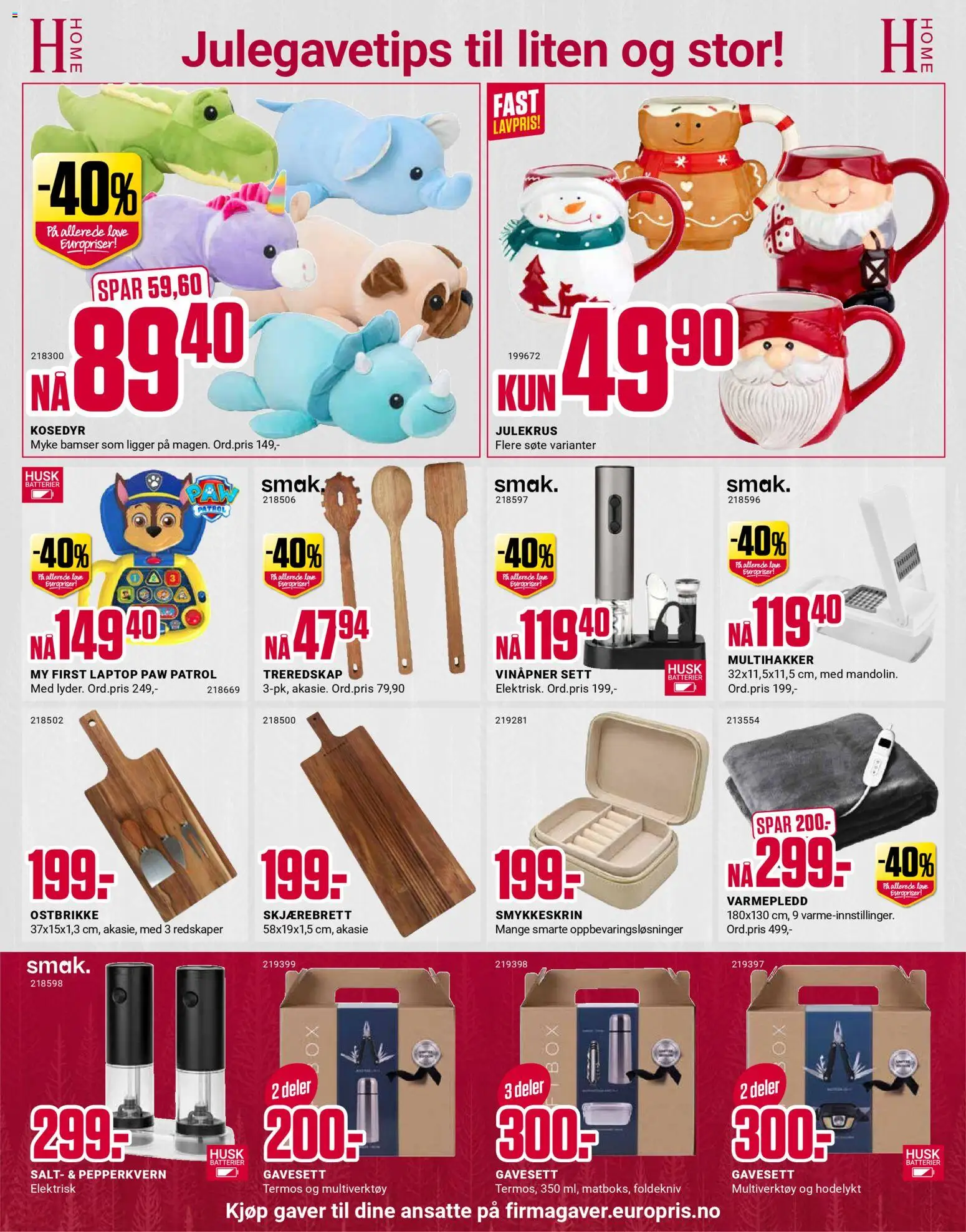 {H1} | Side: 10 | Produkter: Сантехнічне кріплення, Ementalec, Buffelmozarella, Shoppingbag