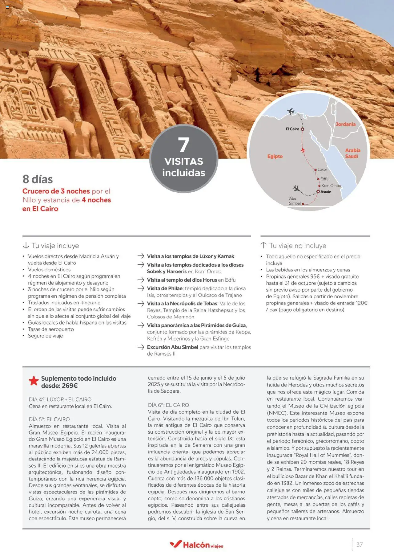 Halcón Viajes Egipto │ válido desde el 01.07.2025 | Página: 37 | Productos: Funda