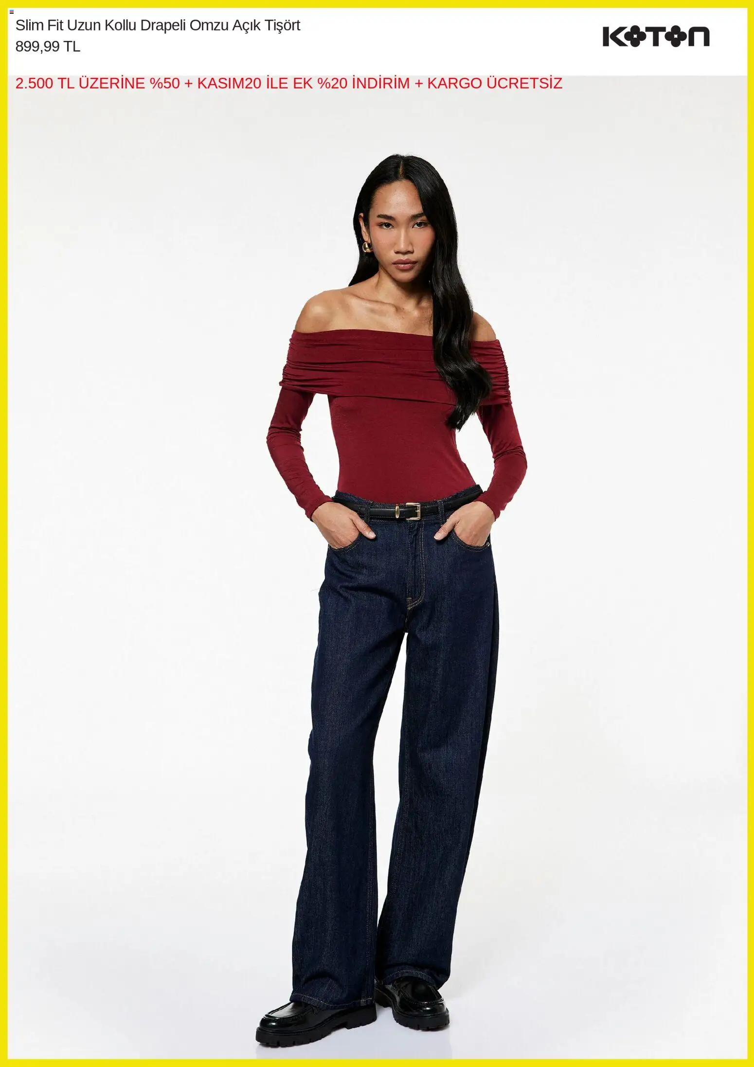 Koton Black Friday - 27.11.2025 tarihinden itibaren geçerlidir | Sayfa: 5 | Ürünler: Tişört