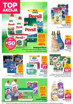 Mercator katalog akcije – veljaven od 15.01.2026 | Stran: 26 | Izdelki: Mehčalec, Čistila, Kos, Detergent