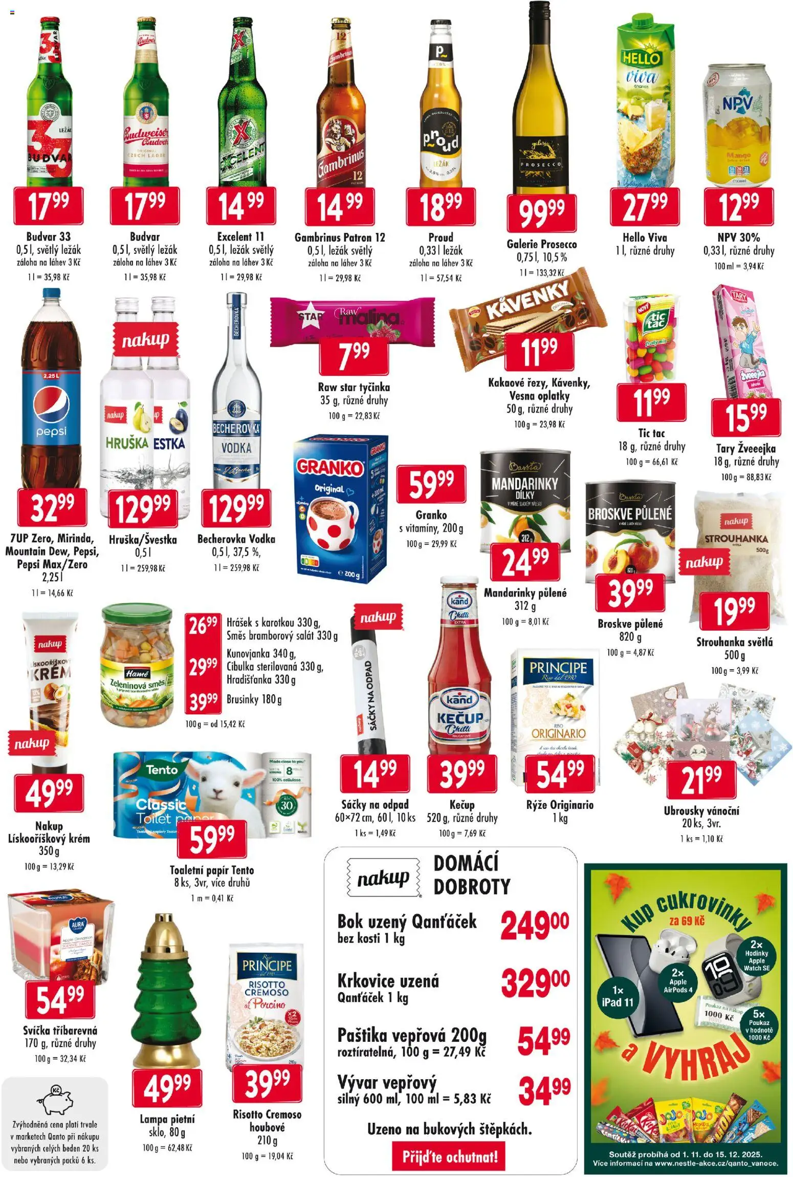 Astur & Qanto leták od 11.12.2025 | Strana: 3 | Produkty: Mango, Ananas, Mandarinky, Budvar 33