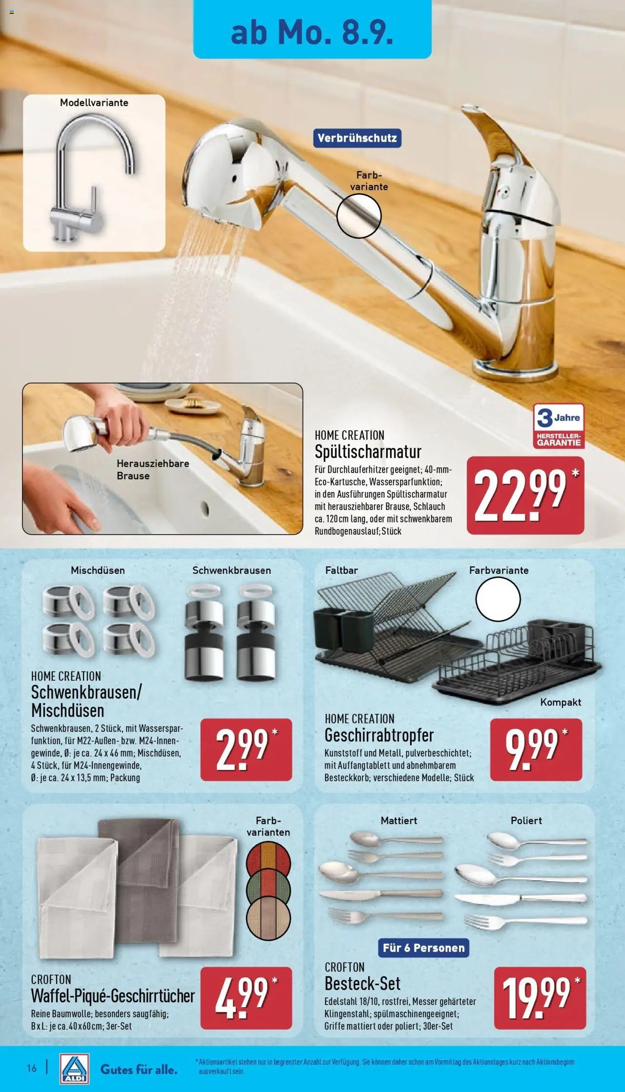 Aldi Prospekt Hildburghausen – gültig ab 07.09.2025 | Seite: 20 | Produkte: Home creation