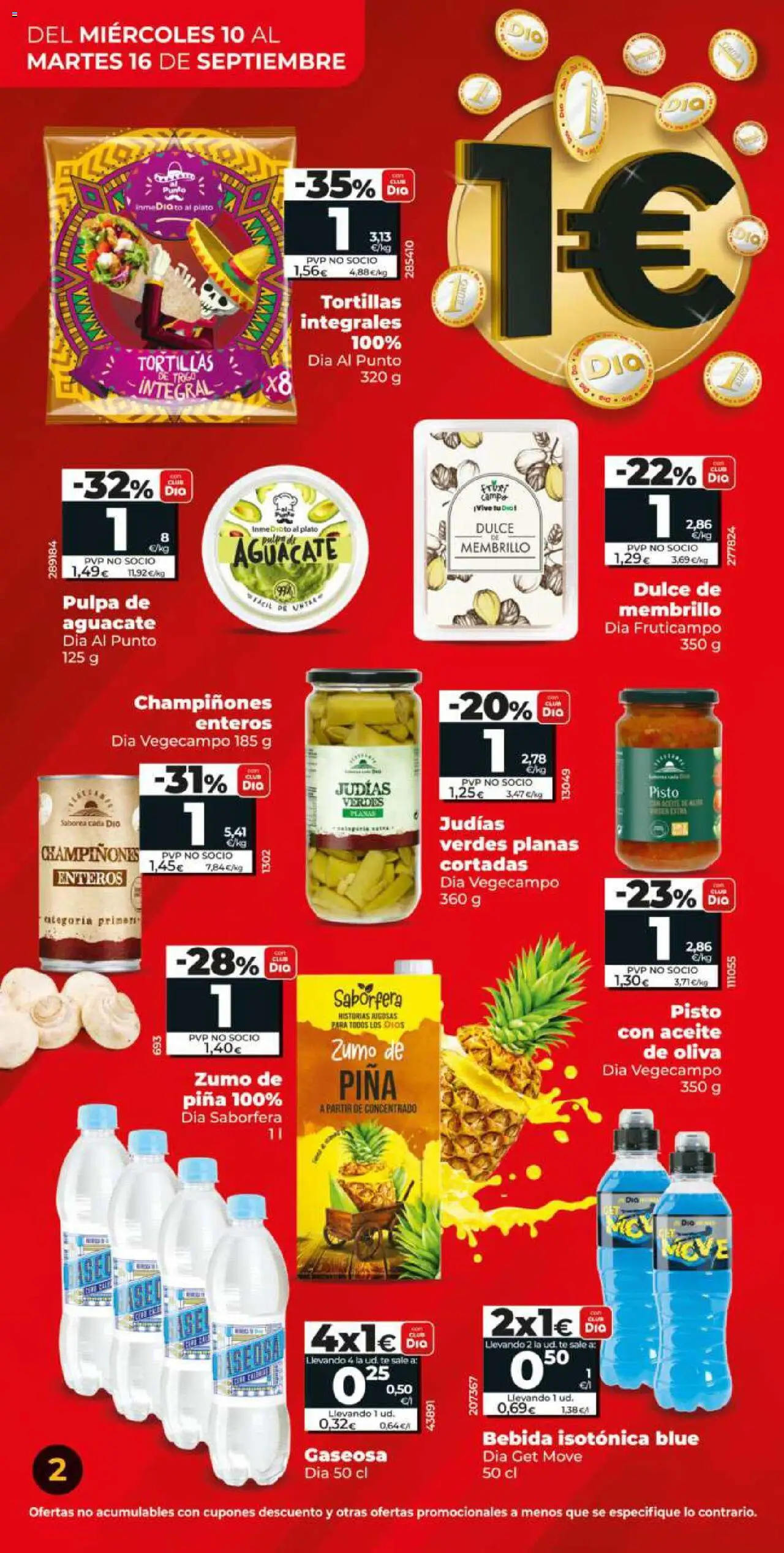 Dia - folleto Market │ válido desde el 10.09.2025 | Página: 2 | Productos: Aceite, Ροζ πιπέρι, Té, Gaseosa