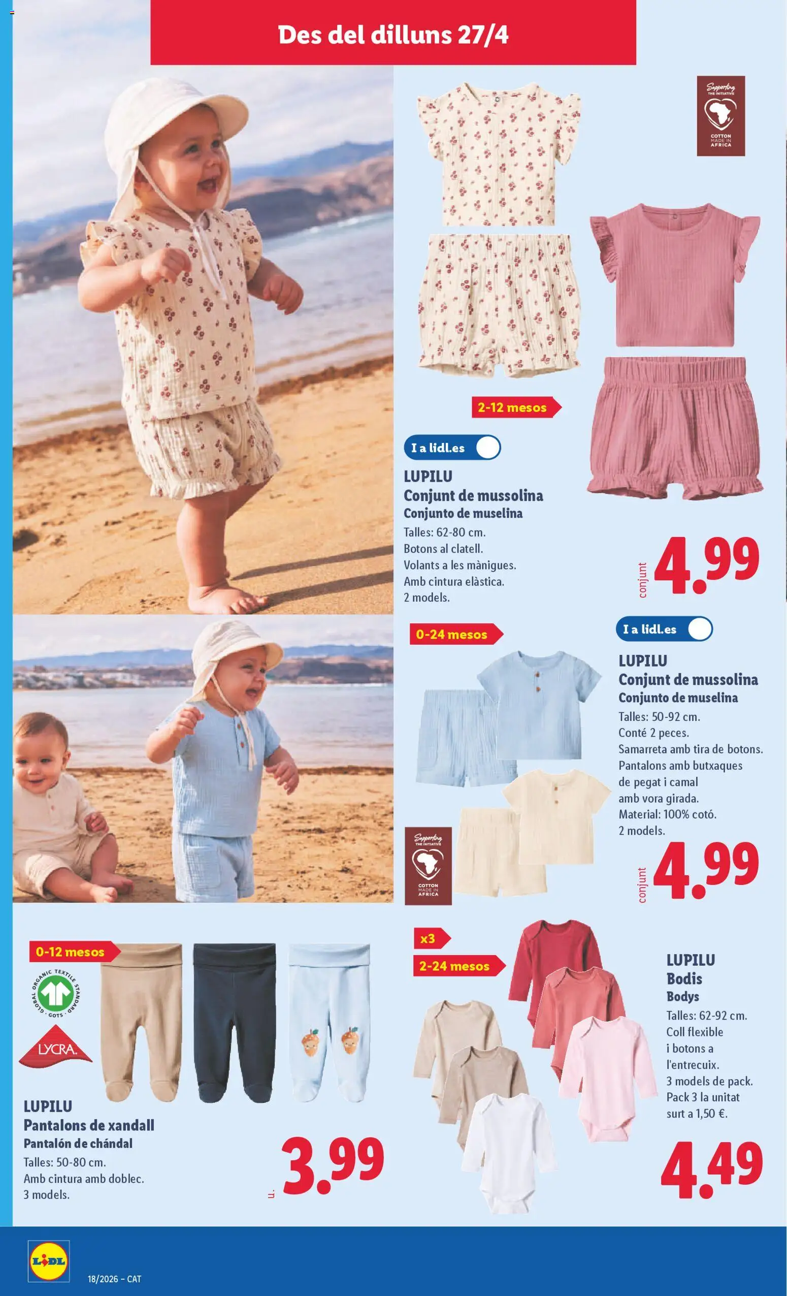 Lidl folleto de bazar │ válido desde el 27.04.2026 | Página: 18 | Productos: Pantalón de chándal