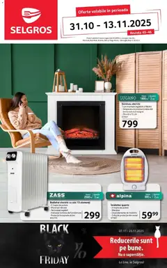 Ofertele Selgros valabile de la 31.10.2025