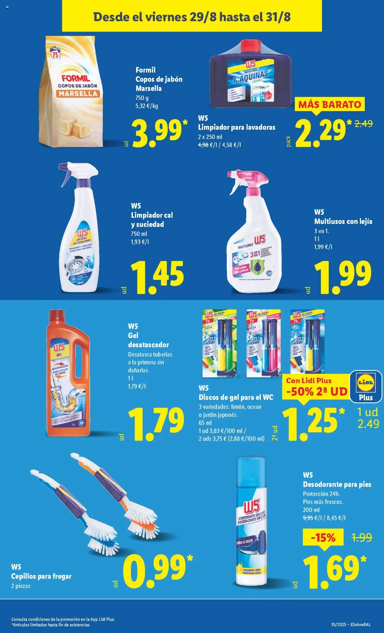 Lidl catálogo VAL │ válido desde el 25.08.2025 | Página: 21 | Productos: Jabón, Desodorante, Copos