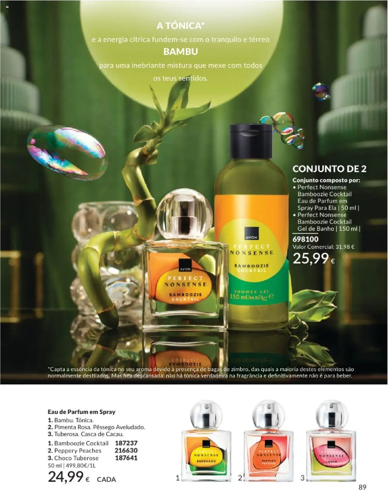 Catálogo Avon Campanha 8 │ válido de 01.08.2025 | Página: 89 | Produtos: Perfume, Pimenta, Fragrância, Banho