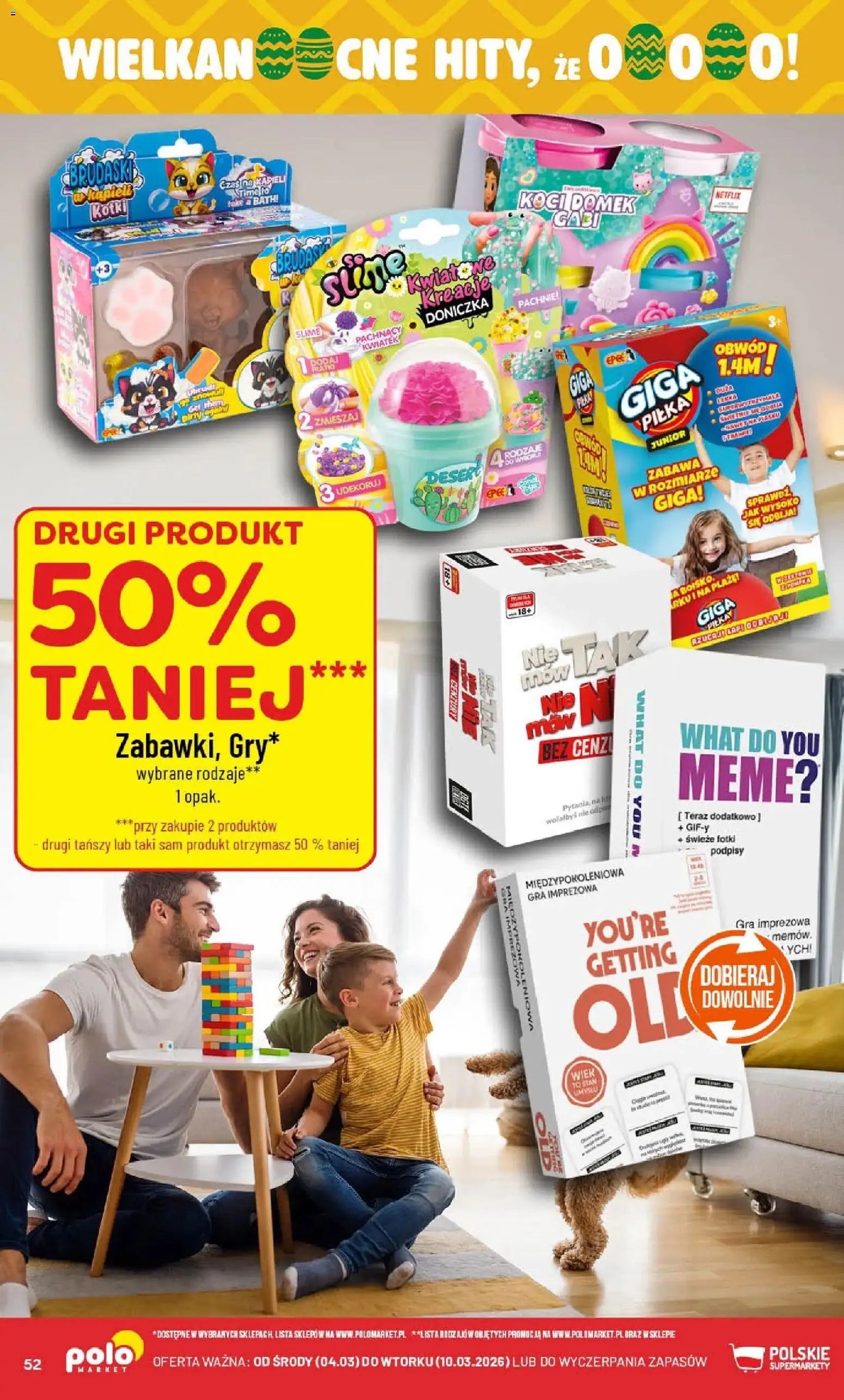 POLOmarket gazetka od 04.03.2026 | Strona: 52 | Produkty: Gra, Doniczka