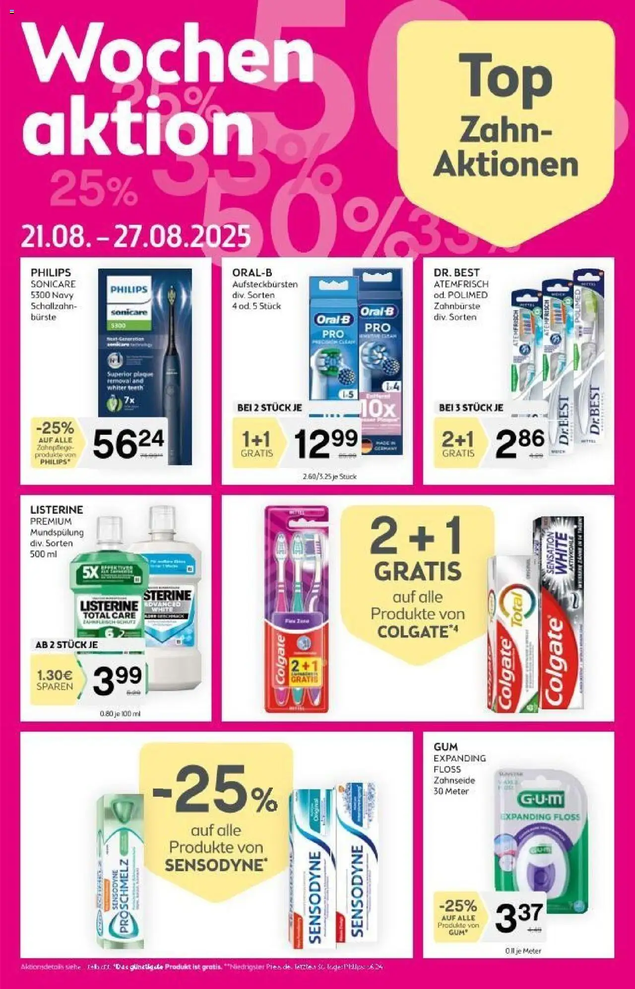 Bipa Flugblatt gültig ab 14.08.2025 | Seite: 7 | Produkte: Bürste, Zahnbürste