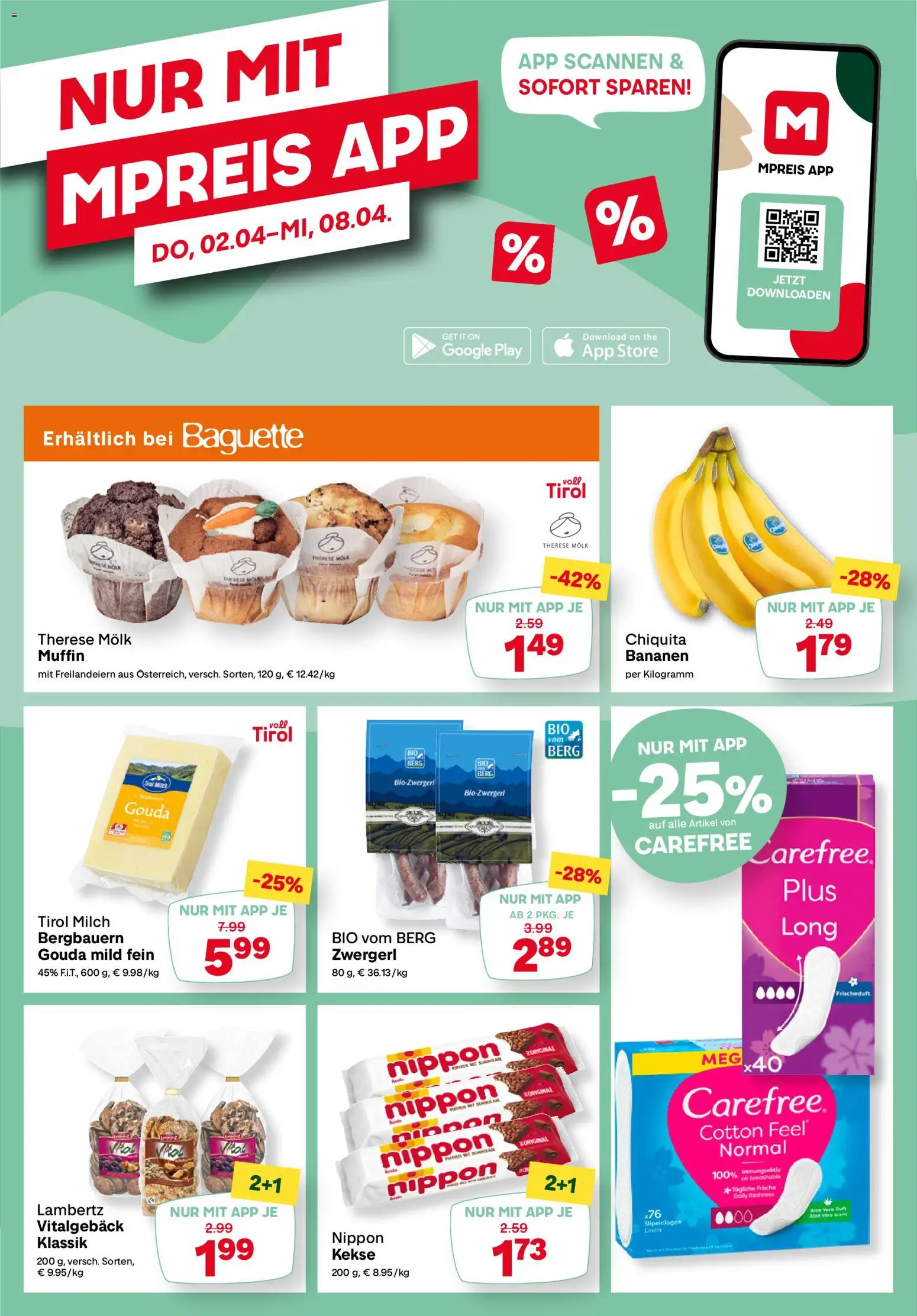 Die besten Angebote | MPREIS Flugblatt ab 02.04.2026 | - Jetzt stöbern! | Austria