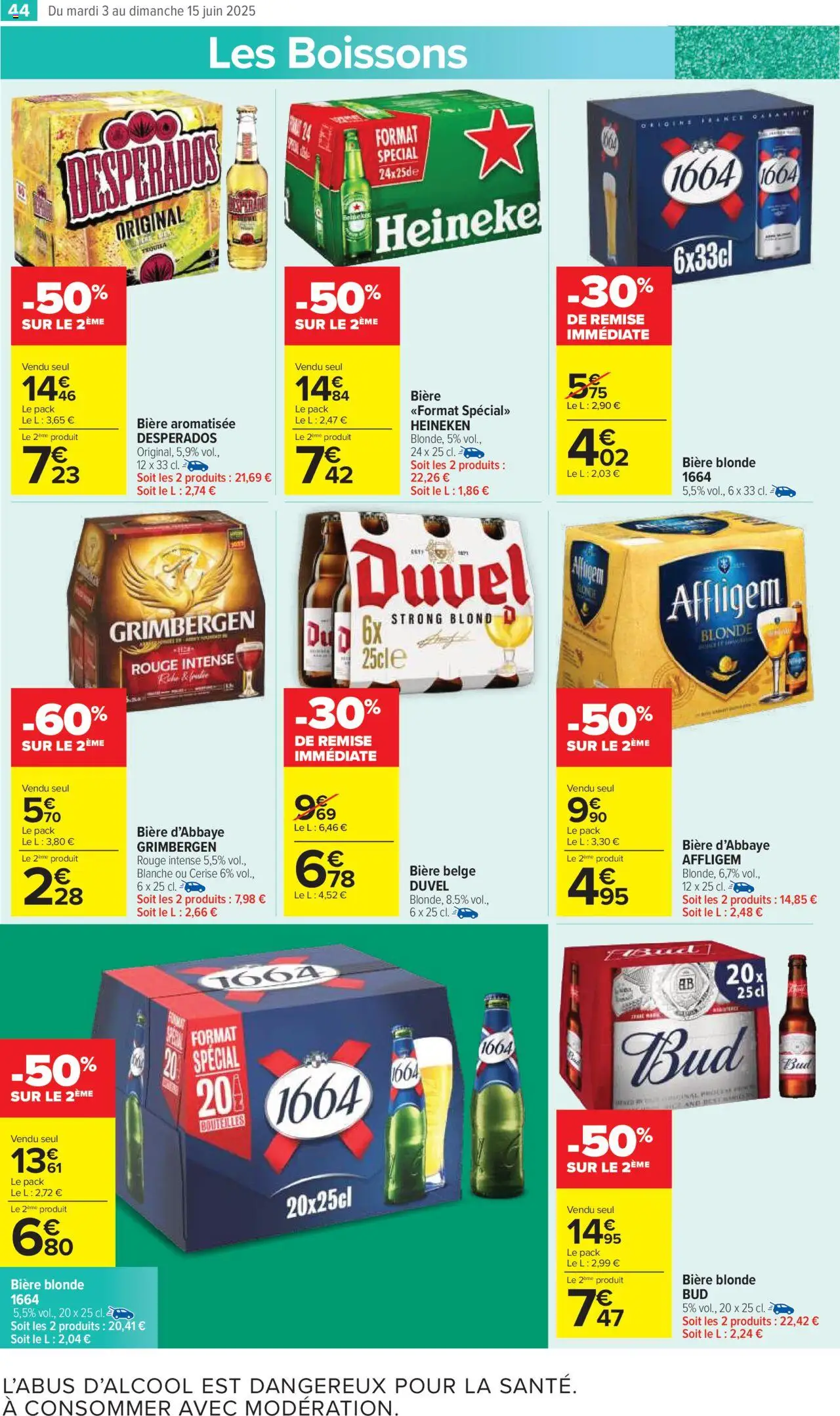 | Page: 46 | Produits: Biere blonde 1664, Desperados, Bière blonde, Bière