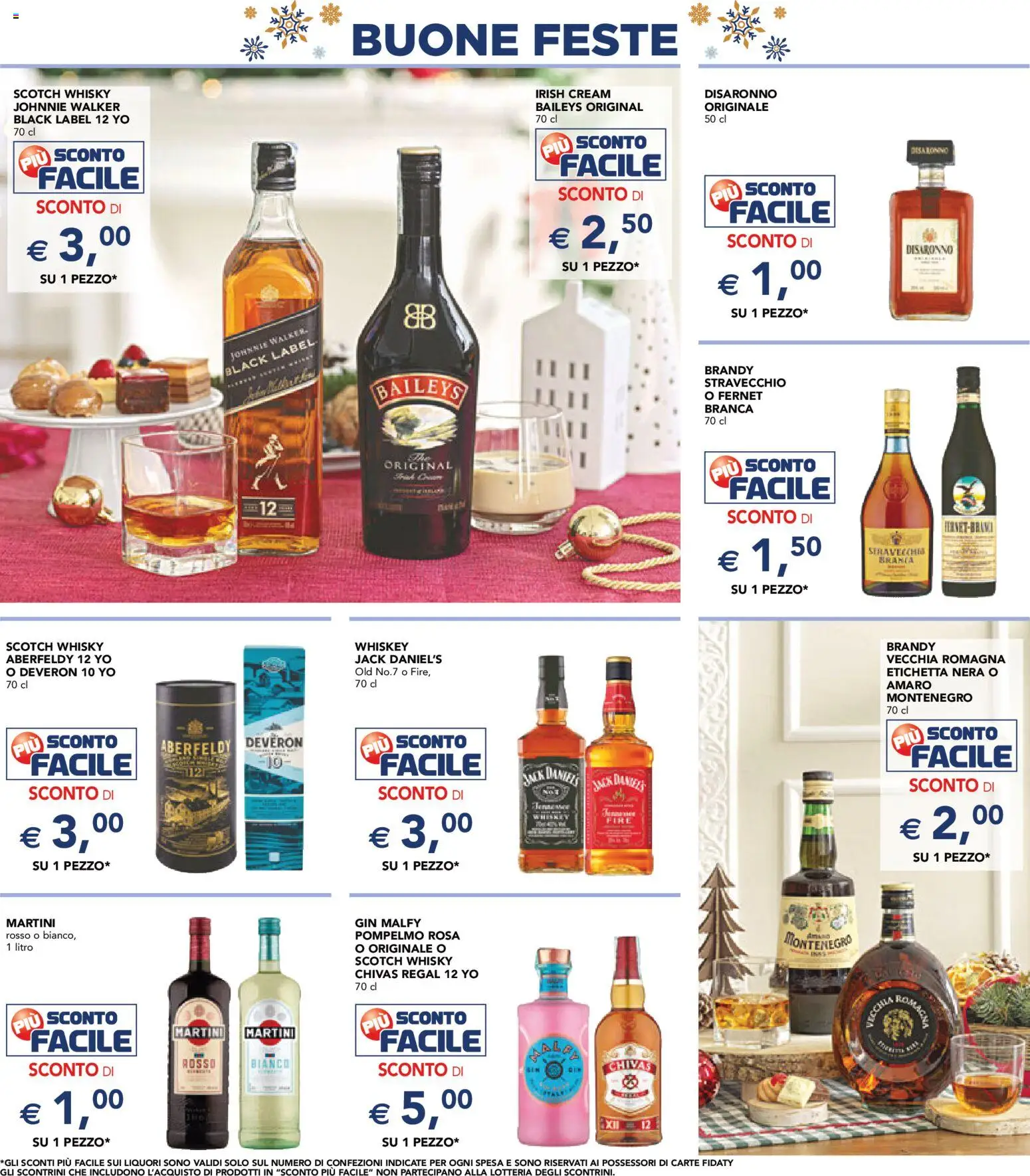 Volantino Esselunga S del 11.12.2025 | Pagina: 16 | Prodotti: Whisky, Pompelmo, Brandy, Amaro