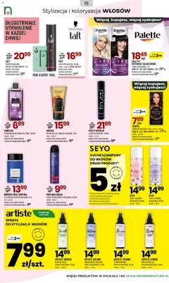 Pogląd oferty "JANTAR, GALARETKA DO LAMINACJI WŁOSÓW, 150 G" - ważna od 17.04.2026 | Strona: 15 | Produkty: Płukanka do włosów, Galaretka, Szampon, Suchy szampon