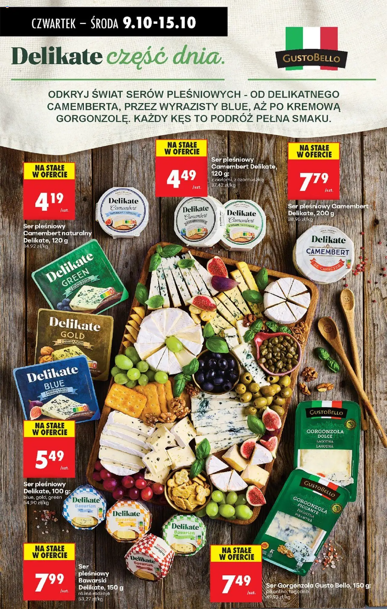 Biedronka gazetka - Oferta w tym tygodniu od 09.10.2025 | Strona: 51 | Produkty: Ser pleśniowy, Czarnuszka, Ser gorgonzola, Gorgonzola