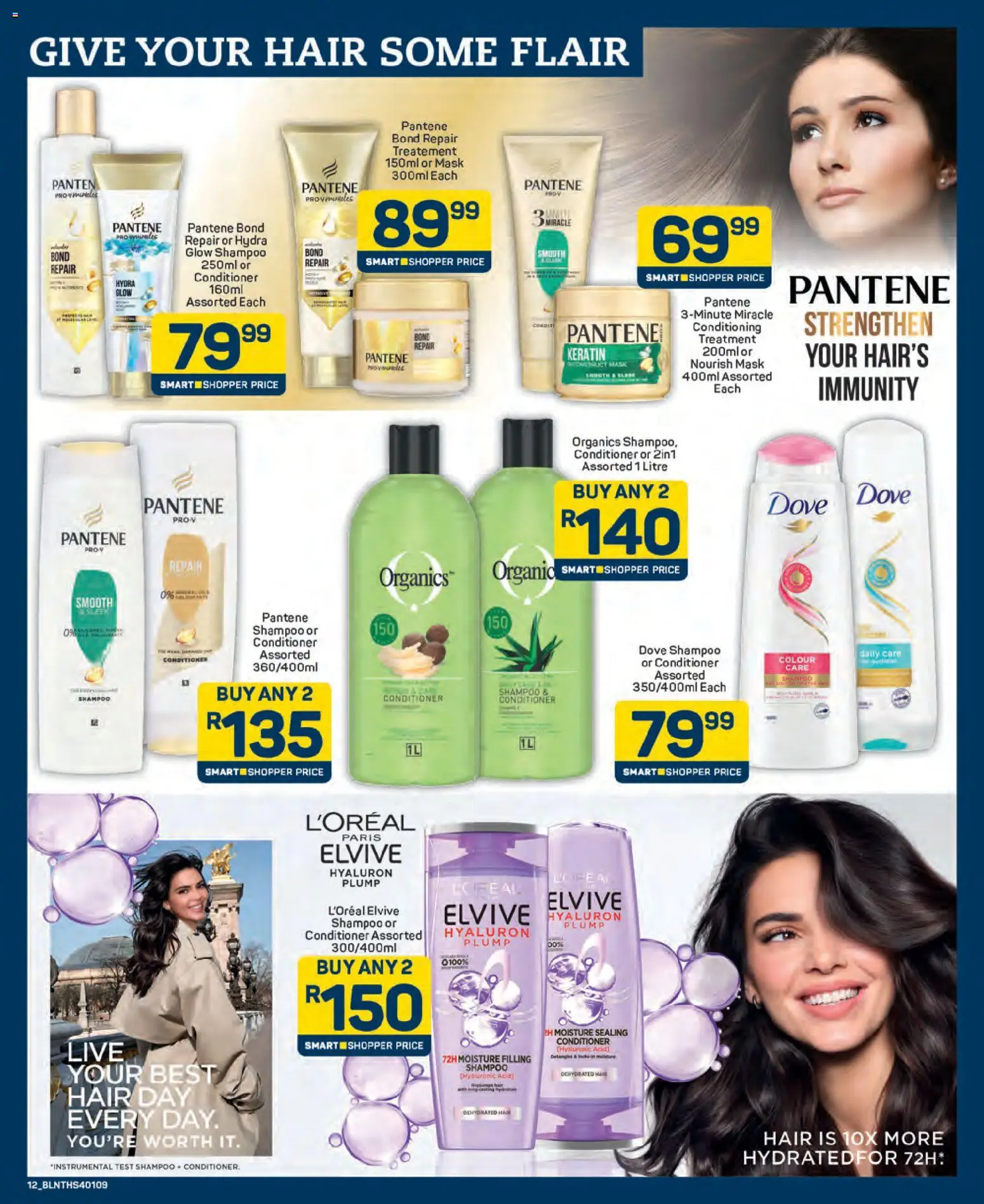 New Pick n Pay catalogue – valid from 25.03.2026 | Page: 12 | Products: Shampoo, Conditioner, Mask