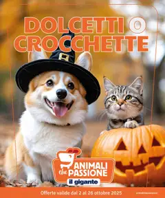 Anteprima del volantino Il Gigante Animali catalogo valido a partire dal 02.10.2025