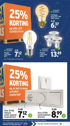 GAMMA - Folder - Voorbeeld van een folder van GAMMA, geldig van 29.12.2025 | Pagina: 10 | Producten: Stopcontact, Peer