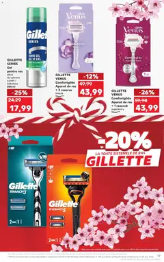 Ofertele Kaufland valabile de la 25.02.2026 | Pagină: 17 | Produse: Gel de ras, Aparat De Ras