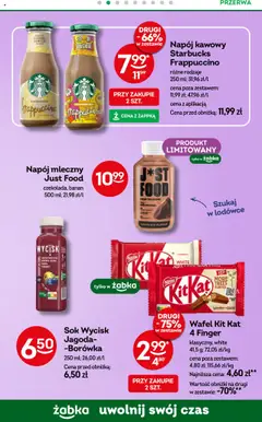 Żabka Gazetka od 16.07.2025 | Strona: 65 | Produkty: Mango, Jogurt pitny, Baton, Owoce
