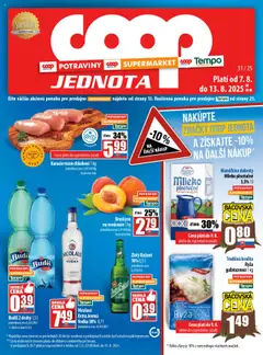 COOP Jednota leták - náhľad platný od 07.08.2025