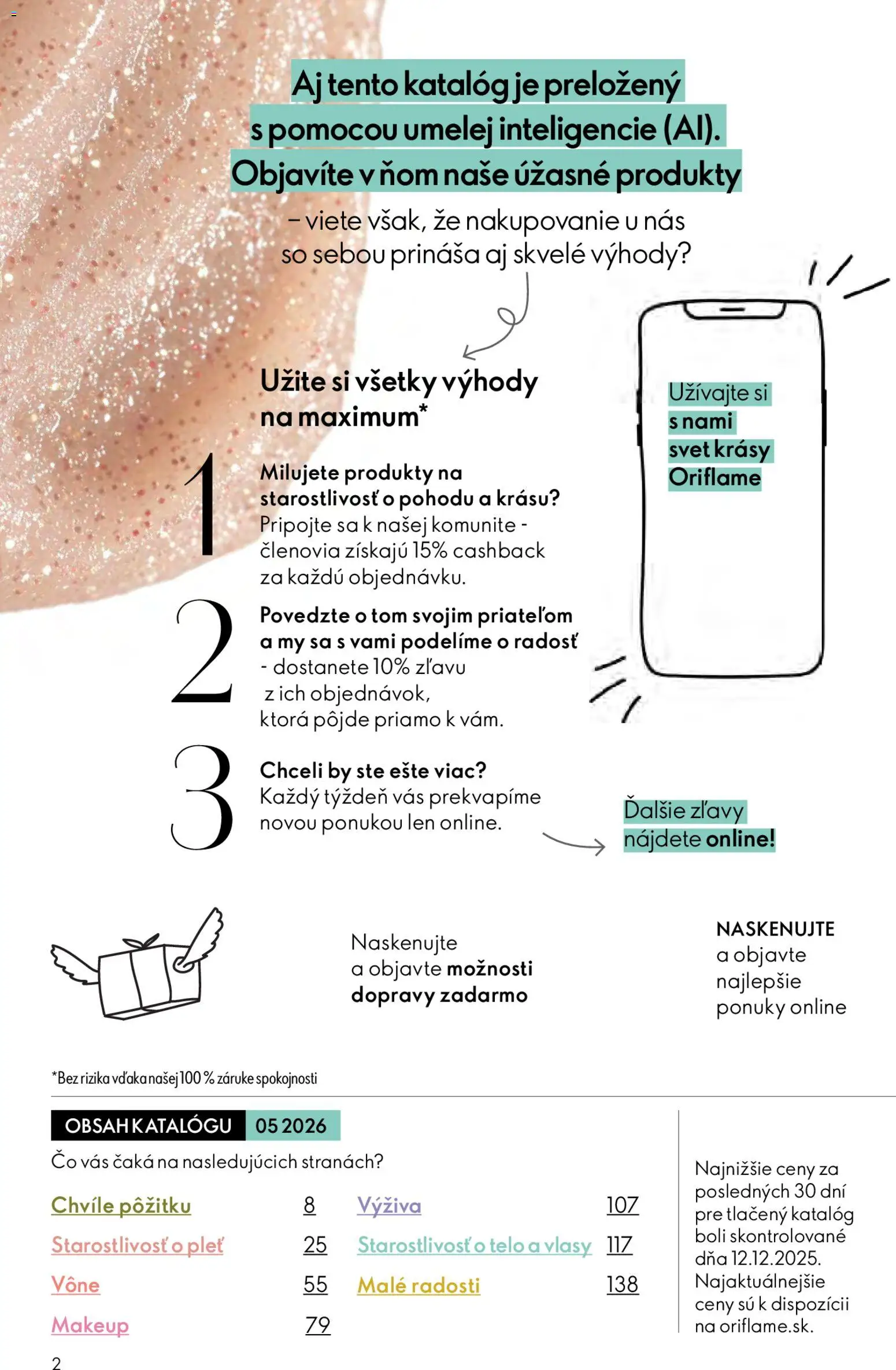 Nové Oriflame akcie – leták je platný od 25.03.2026 | Strana: 2