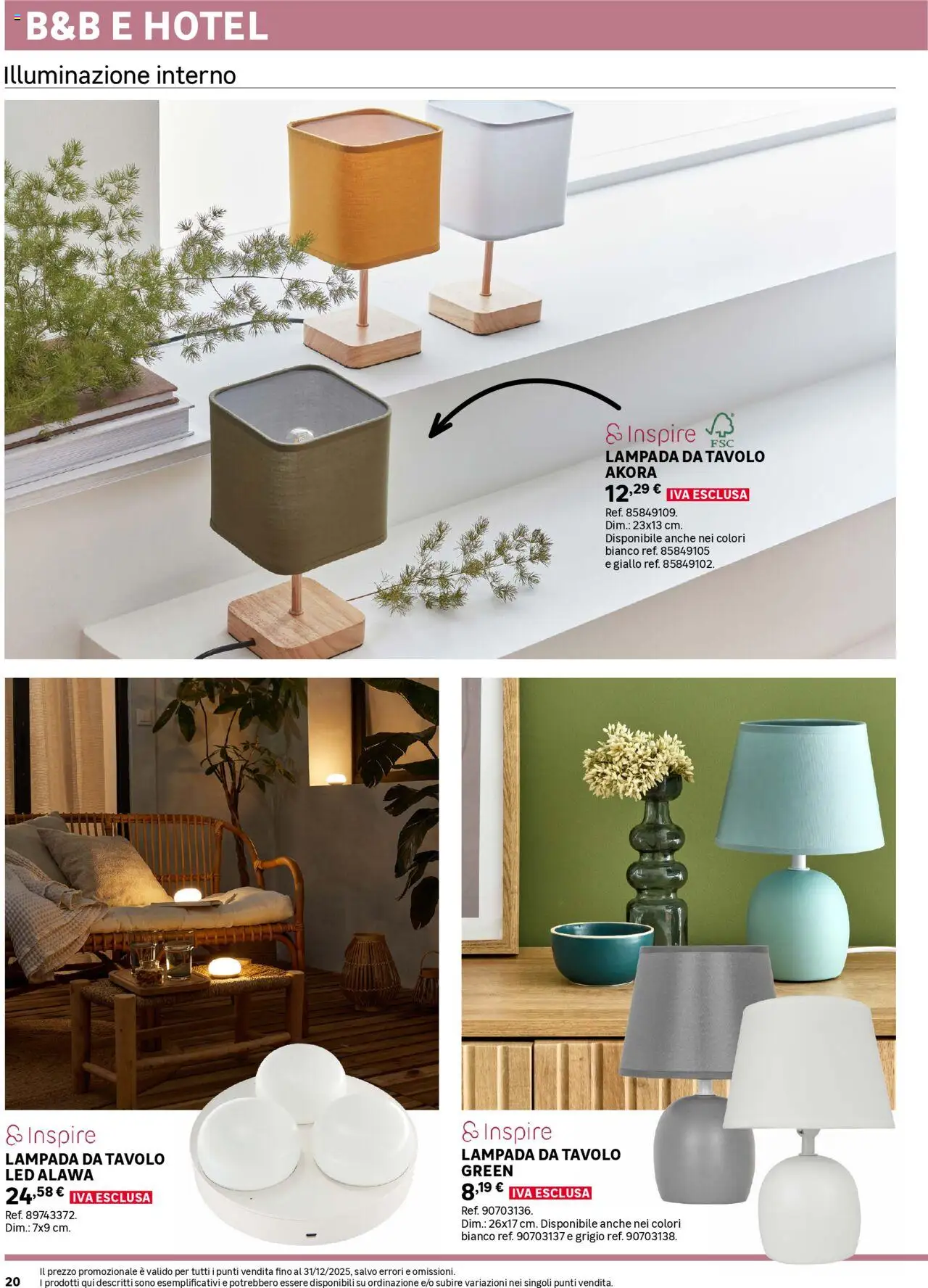 Volantino Leroy Merlin del 02.06.2025 | Pagina: 20 | Prodotti: Tavolo, Lampada